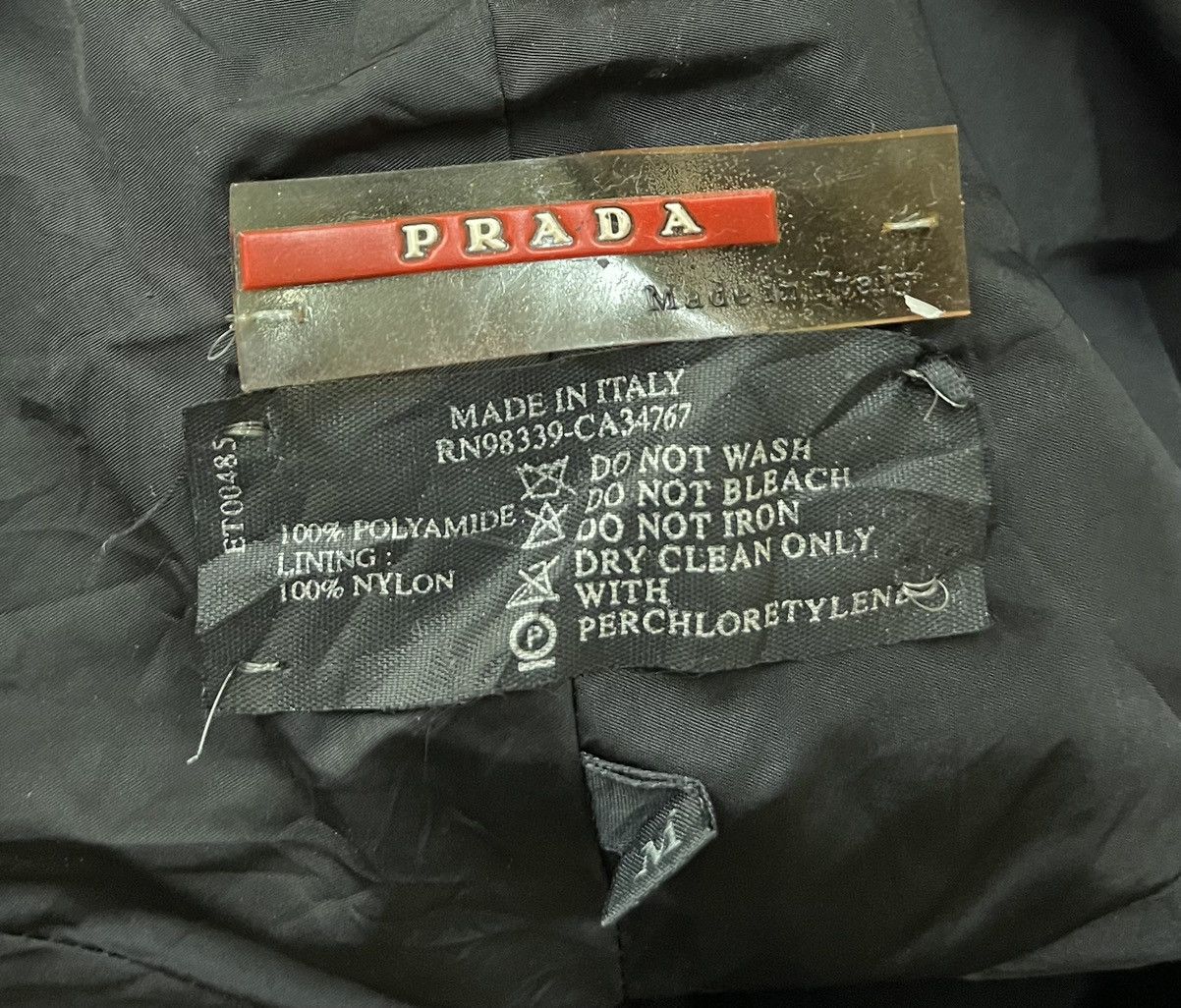 Prada Rare🔥PRADA Nylon Made in Italy Snapback Size ONE SIZE - 14 Thumbnail