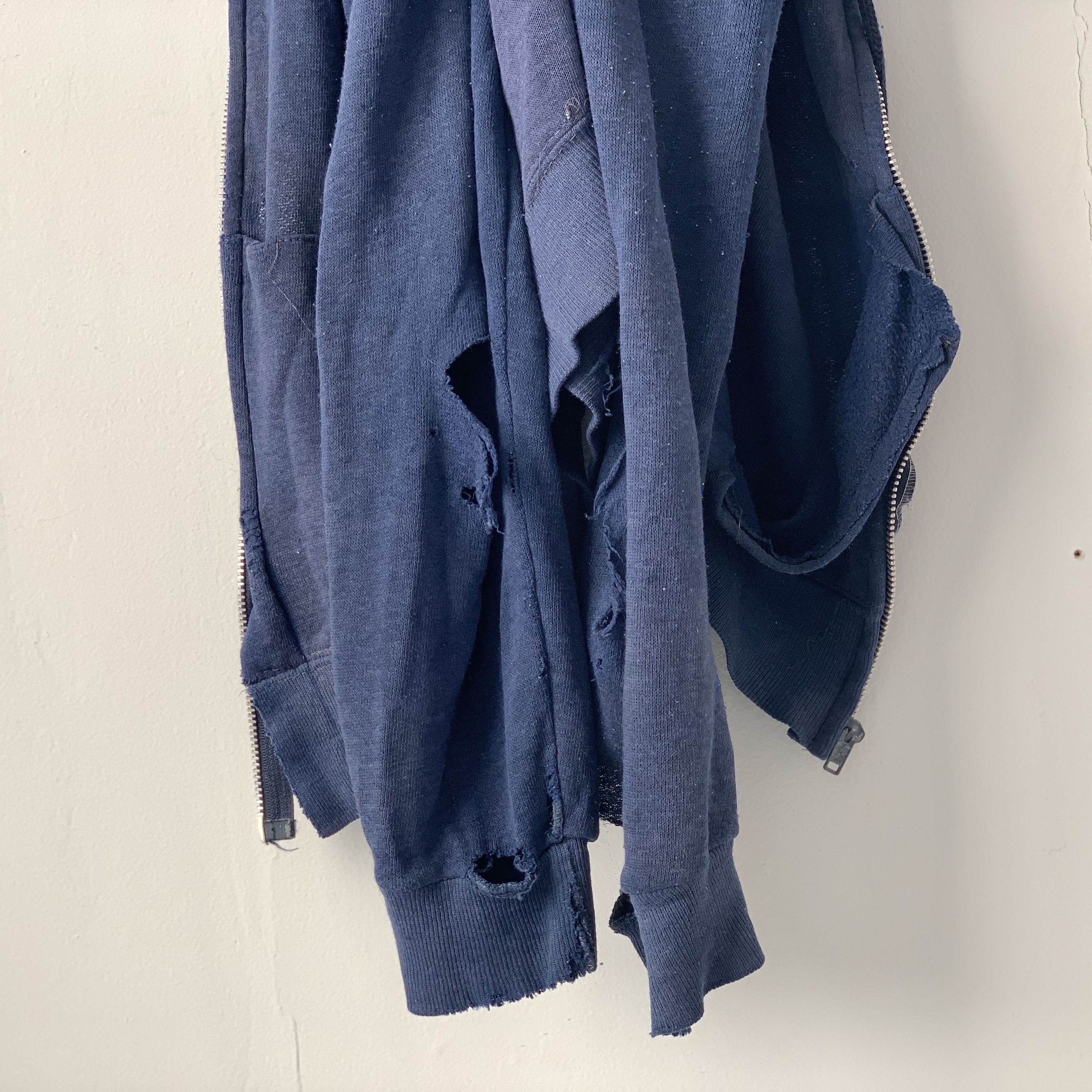 Other vintage 70s faded, threadbare zipper hoodie Size US XS / EU 42 / 0 - 7 Thumbnail