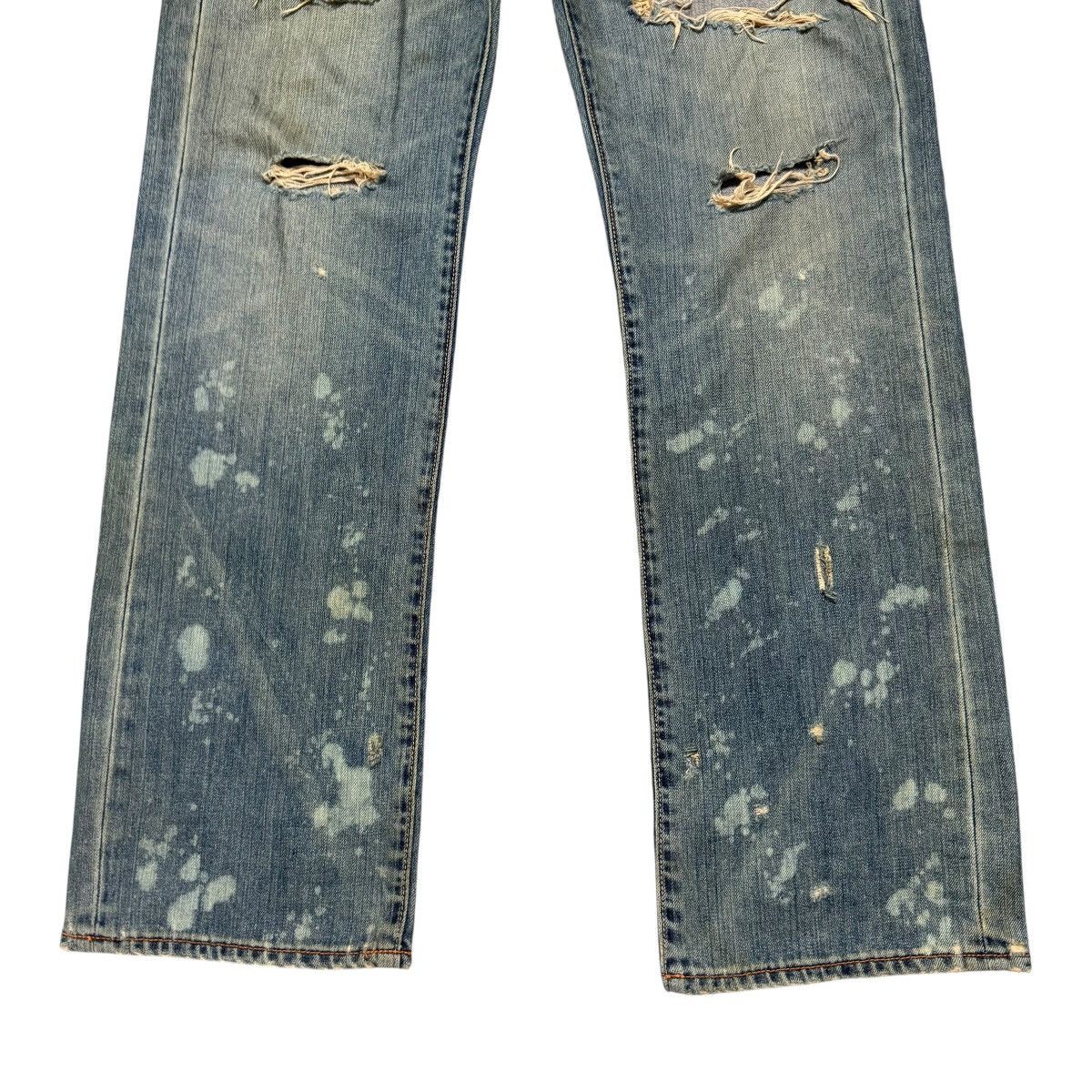 Christian Audigier Vintage Christian Audigier Denim Thrashed Jeans Size US 32 / EU 48 - 8 Thumbnail