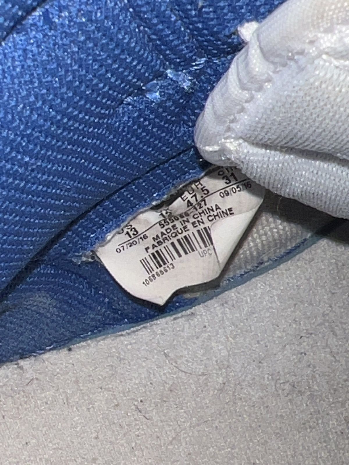 Jordan Brand Jordan 1 Storm Blue (2016) Size US 13 / EU 46 - 7 Thumbnail