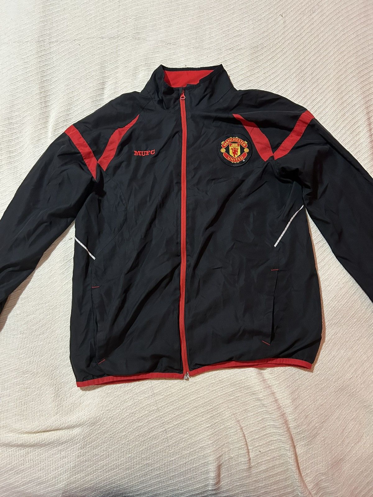 Vintage Manchester United Windbreaker Size US S / EU 44-46 / 1 - 1 Thumbnail