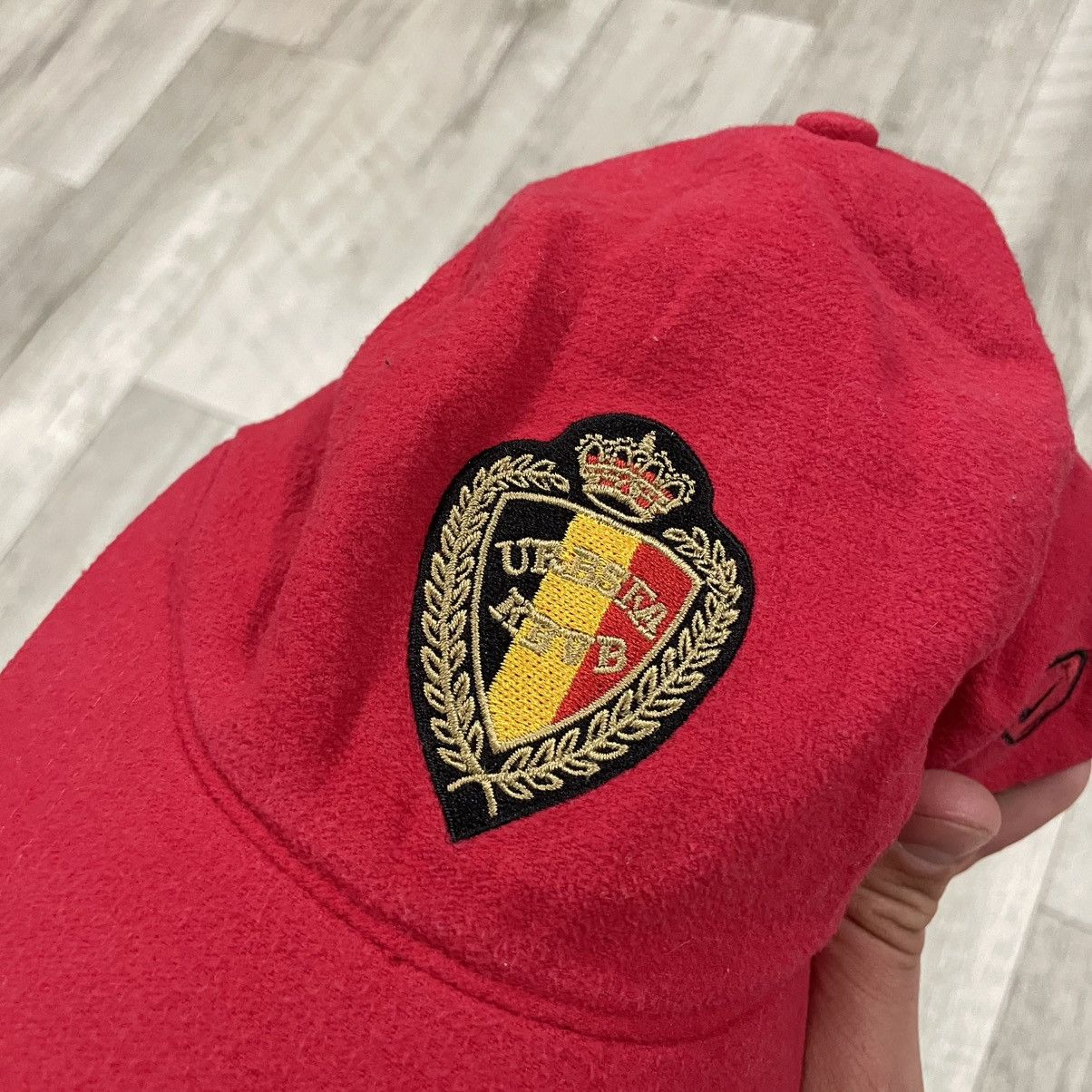 Nike × Vintage Vintage Nike Belgium Jersey cap hat center Logo swoosh 90s Size ONE SIZE - 3 Thumbnail