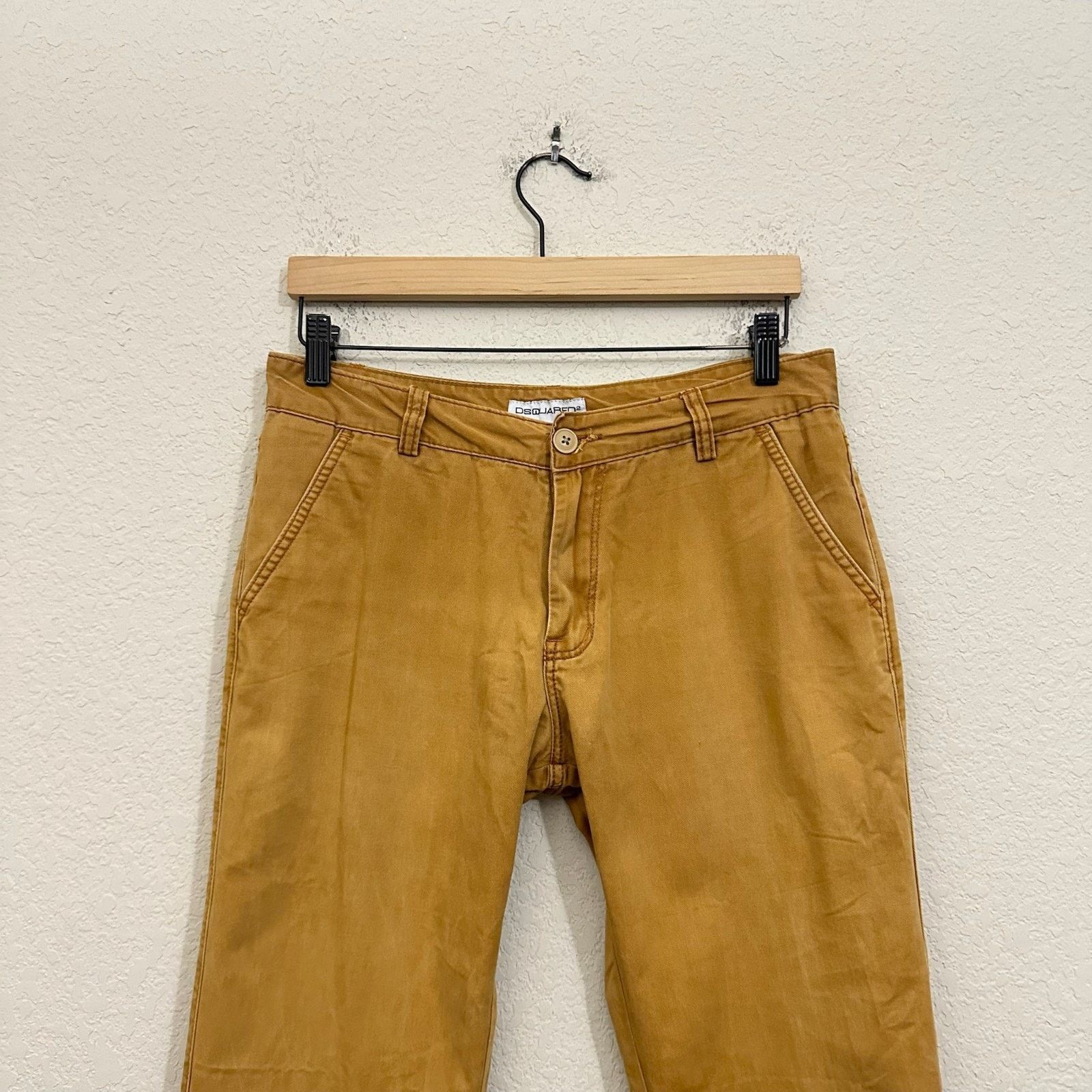 Dsquared2 DSQUARED2 Chino Pants Slim Fit Straight Leg Low Rise Preppy Size US 31 - 3 Thumbnail