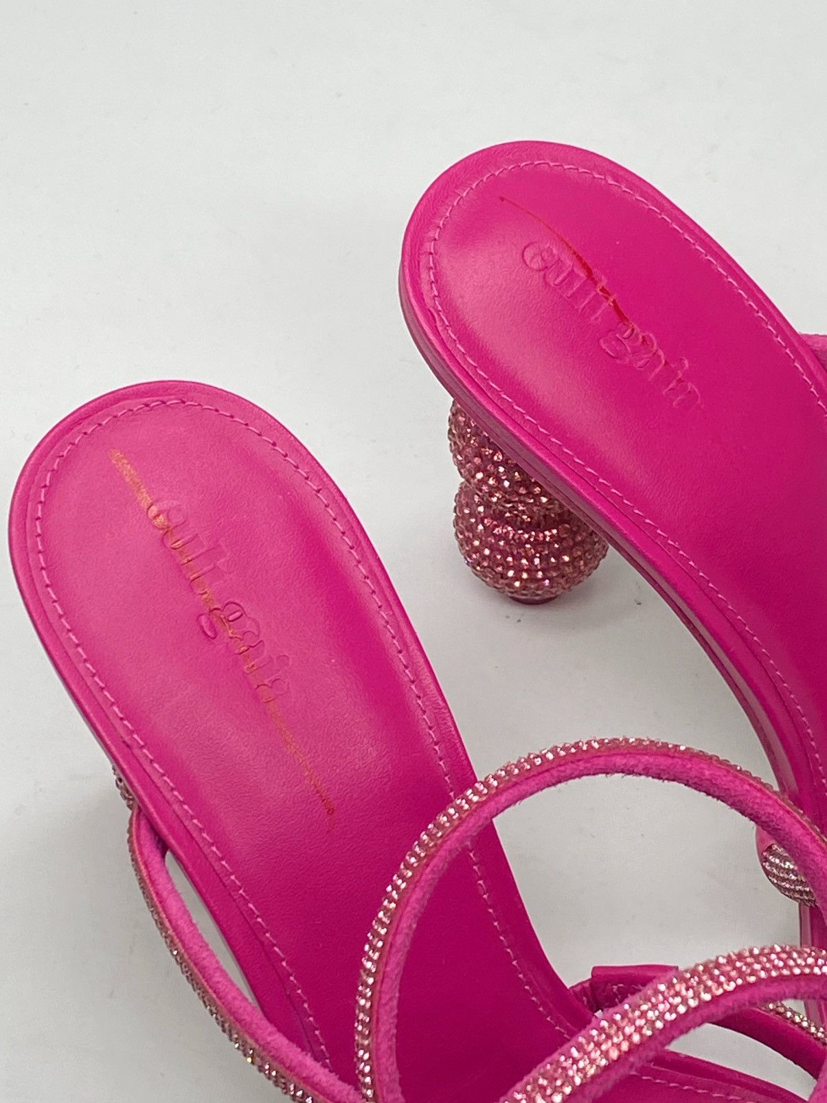 Cult Gaia Lislie Crystal Wrap Sandals size 39