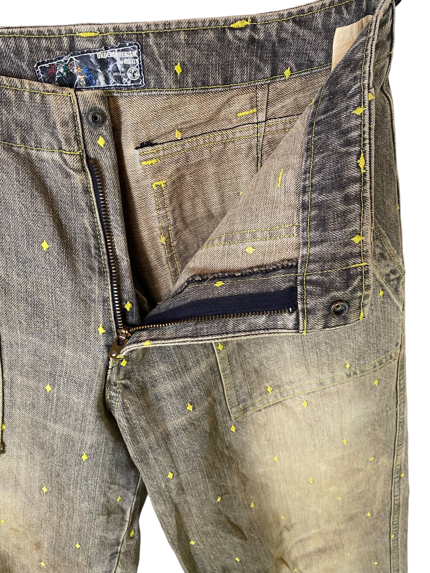 Designer × Jun Takahashi × Undercover SS02 Undercover Illusion of Haze embroidered denim pant Size US 31 - 10 Thumbnail