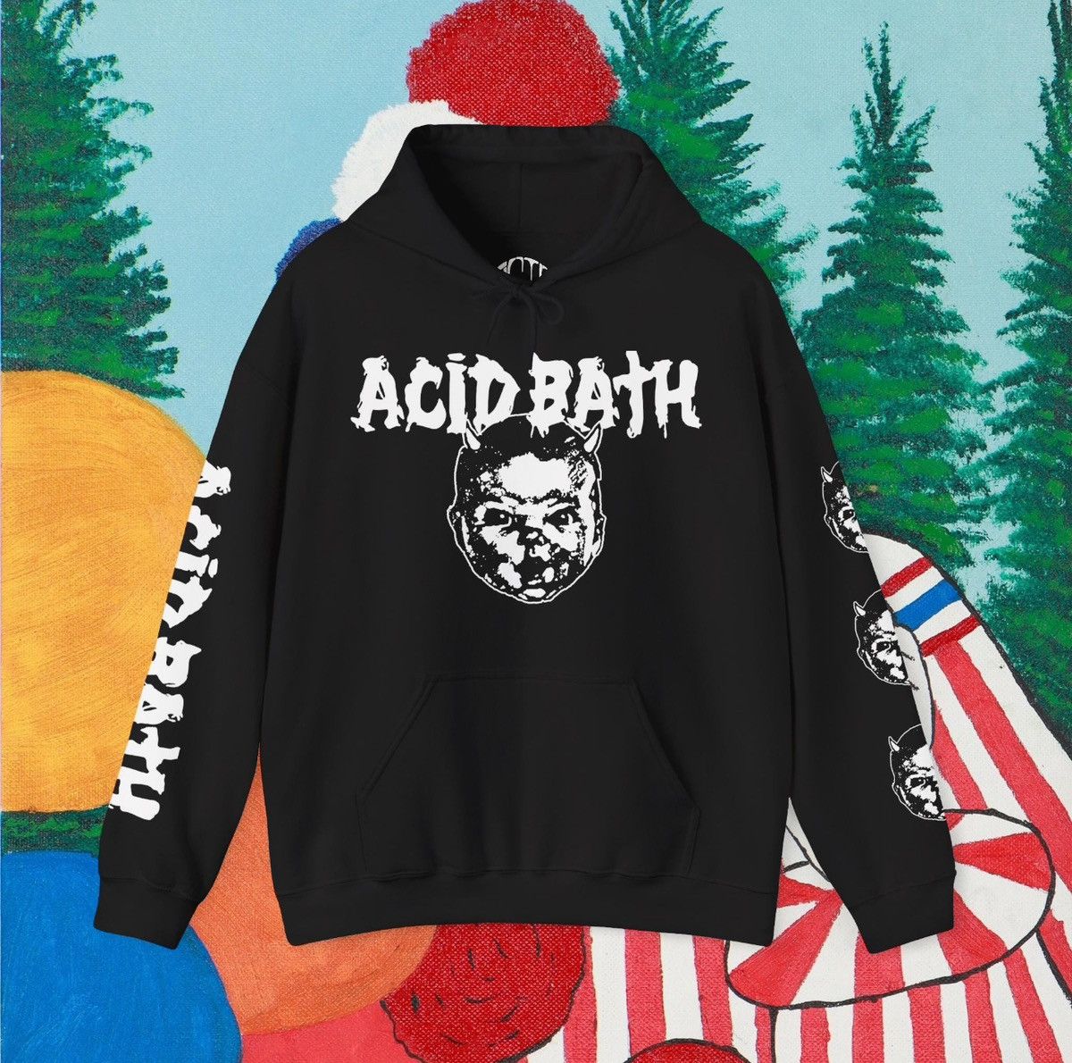 Band Tees Acid Bath Hoodie Size US XL / EU 56 / 4 - 1 Thumbnail
