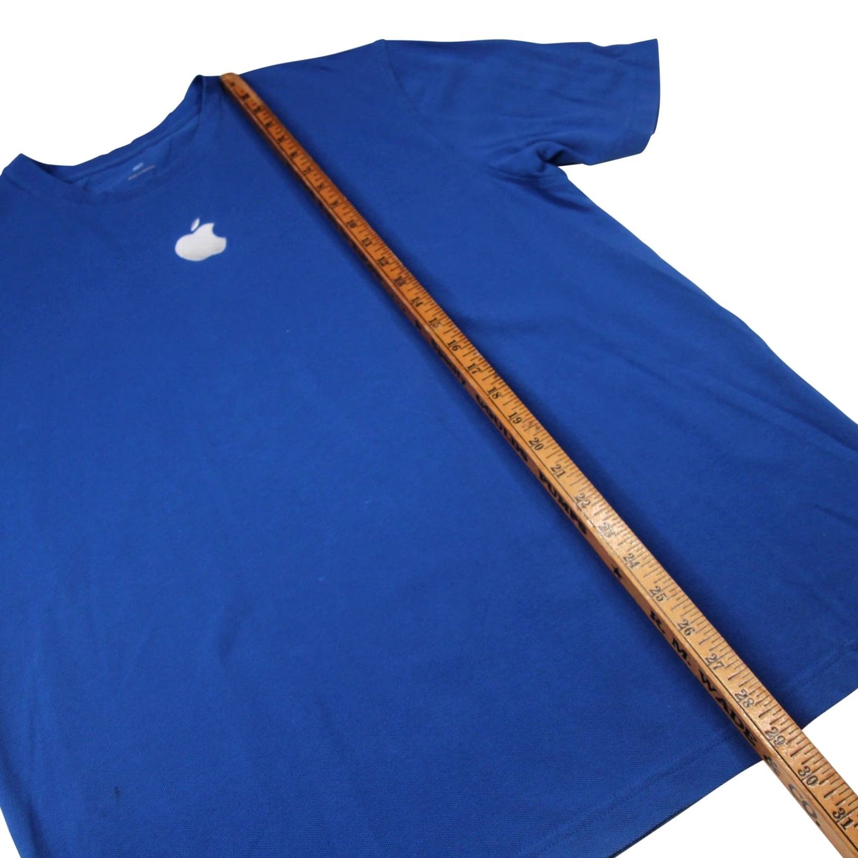 Apple VINTAGE Apple Computers T-Shirt Blue XL Mens Classic Logo Embroidered 9/10 Size US XL / EU 56 / 4 - 6 Thumbnail