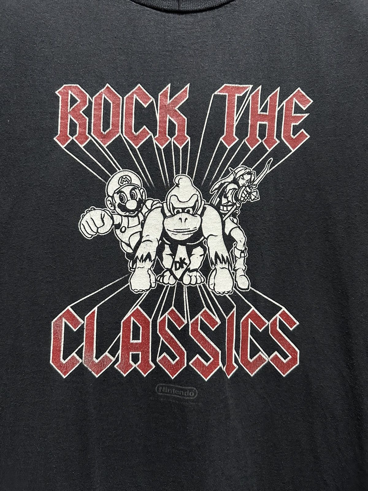 Nintendo × Optic Gaming × Vintage Vintage Nintendo Rock The Classics Faded Tee Size US M / EU 48-50 / 2 - 2 Thumbnail