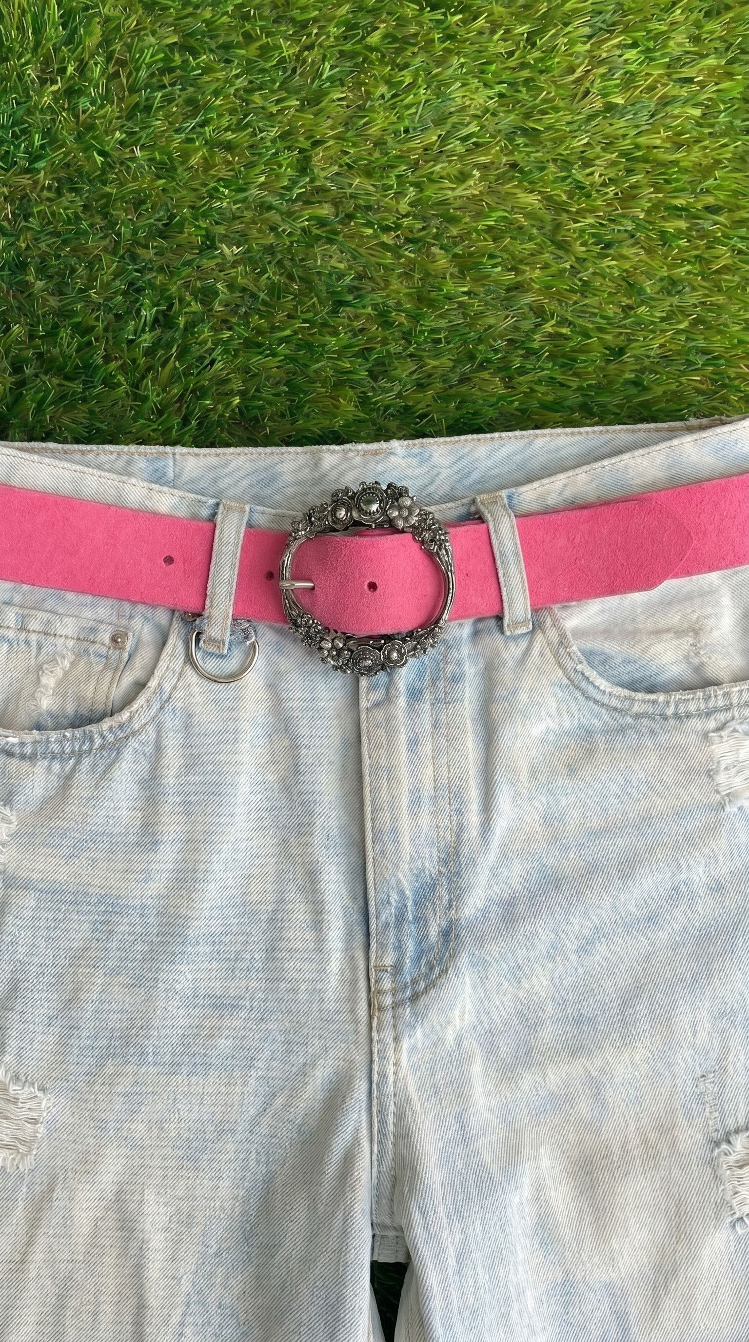 Other Hot Pink Western Buckle Y2K Belt Size ONE SIZE - 4 Thumbnail