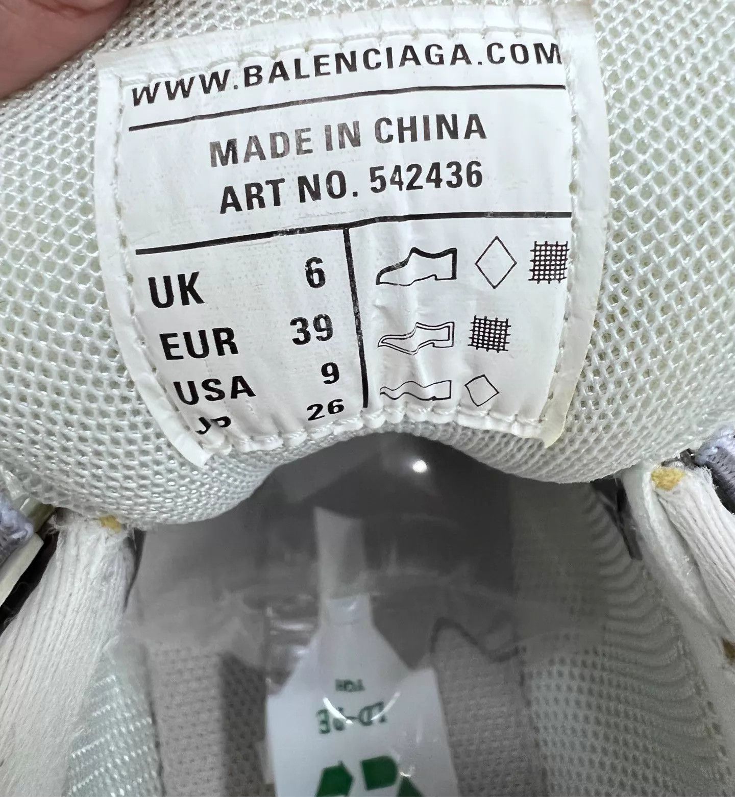 Balenciaga Balenciaga Track 1.0 Macaron White Blue Pink 39 Size US 9 / IT 39 - 8 Thumbnail