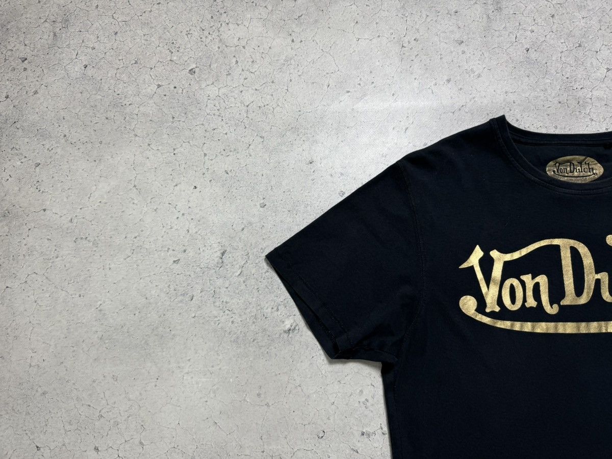 Von Dutch Von Dutch Black Big Logo T-Shirt Size L Size US L / EU 52-54 / 3 - 3 Thumbnail