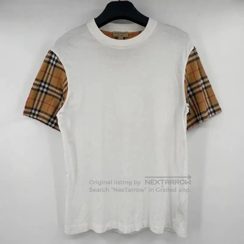 Burberry Burberry Men's Summer White Cotton T. Size US S / EU 44-46 / 1 - 1 Thumbnail