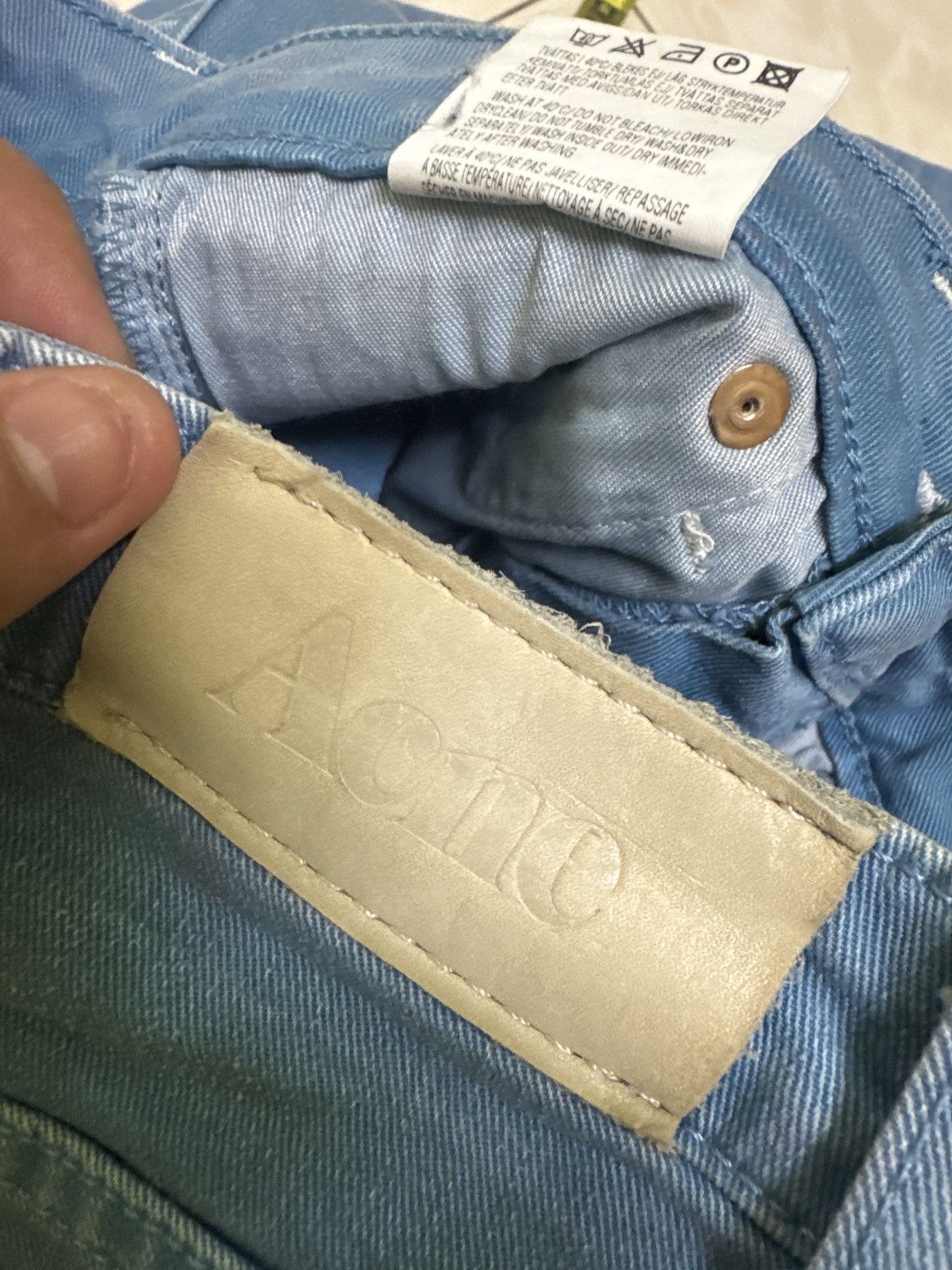 Acne Studios Super Skinny Acne Studios Hex/Blush Jeans Size 25" / US 0 / IT 36 - 13 Thumbnail
