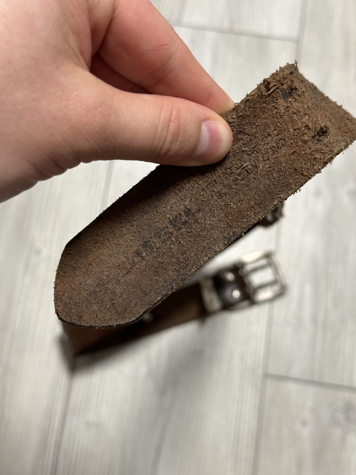 Diesel Very Rare! Vintage Diesel Leather Belt Size ONE SIZE - 8 Thumbnail