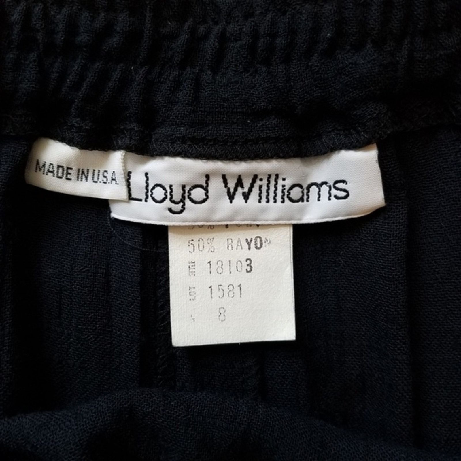 Vintage Lloyd Williams sheer midi skirt vintage | size 8 | black Size 28" / US 6 / IT 42 - 5 Thumbnail
