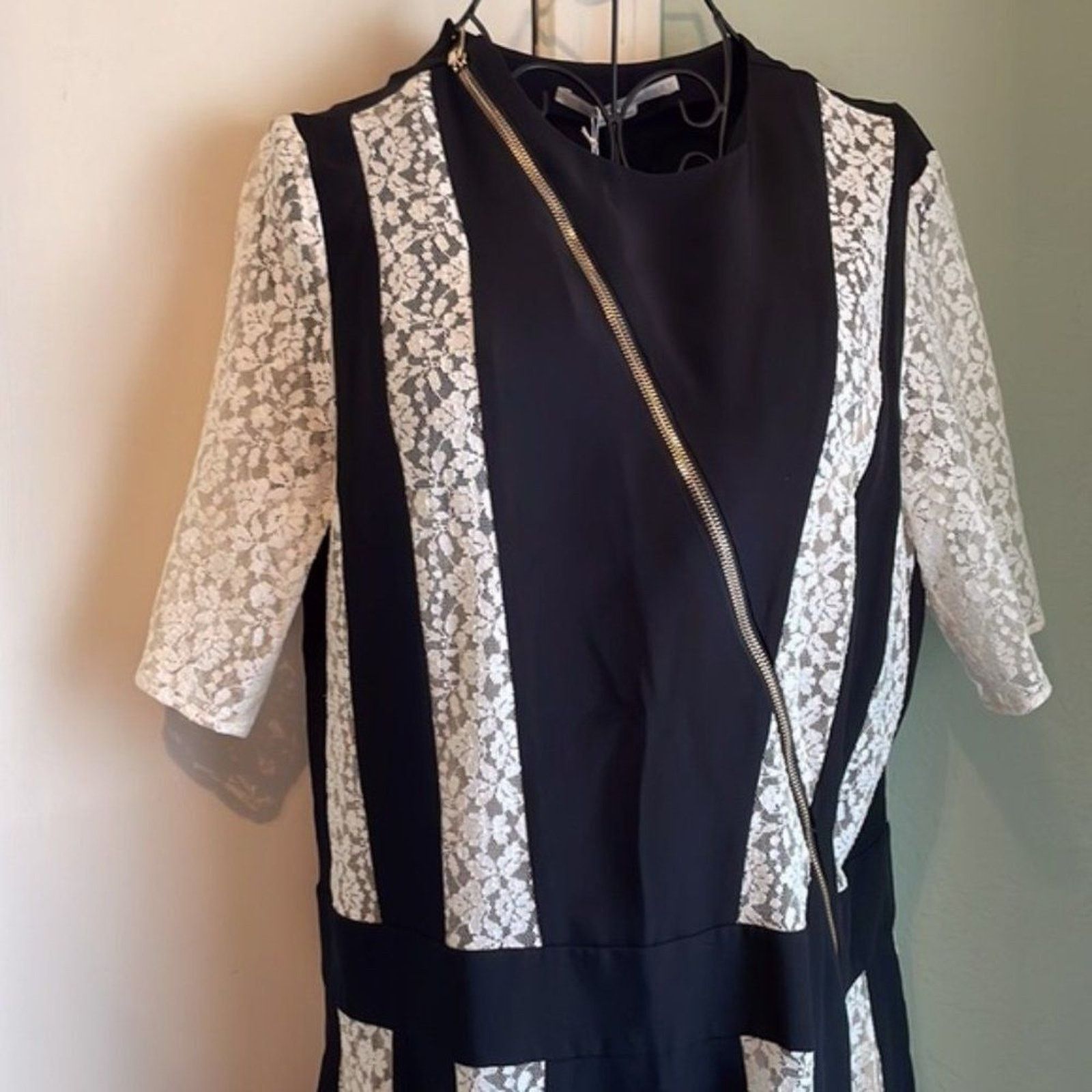 Stella McCartney Stella McCartney dress with Lace panels black and white Size M / US 6-8 / IT 42-44 - 13 Thumbnail