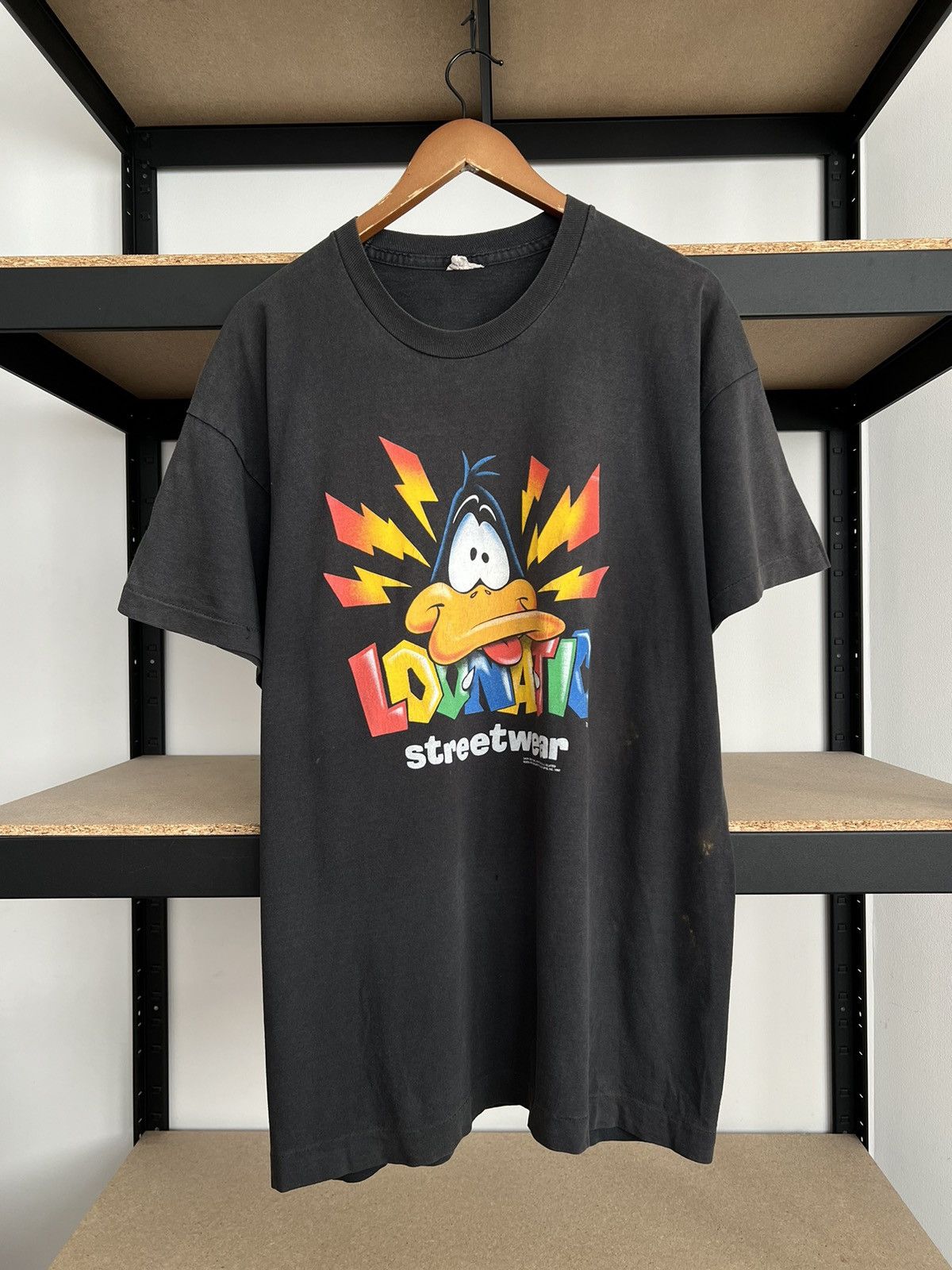 Cartoon Network Vintage 1992 Daffy Duck Looney Tunes Warner Bros Cartoon Tee Size US XL / EU 56 / 4 - 3 Thumbnail