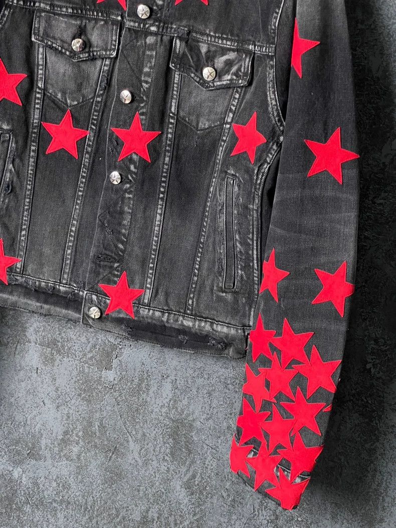 Amiri Amiri Red star patch pure cotton denim jacket 2502-Nextarro Size US L / EU 52-54 / 3 - 6 Thumbnail