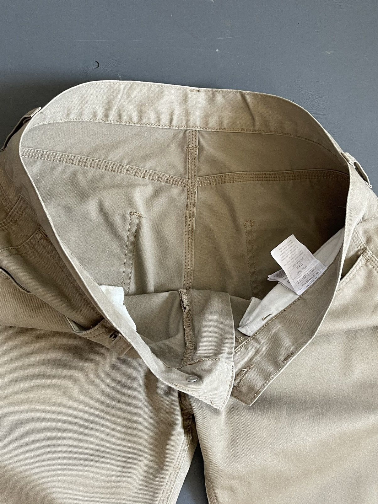 Carhartt Carhartt Beige Vintage Single Knee Skill Pants Pocket Logo Size US 32 / EU 48 - 6 Thumbnail