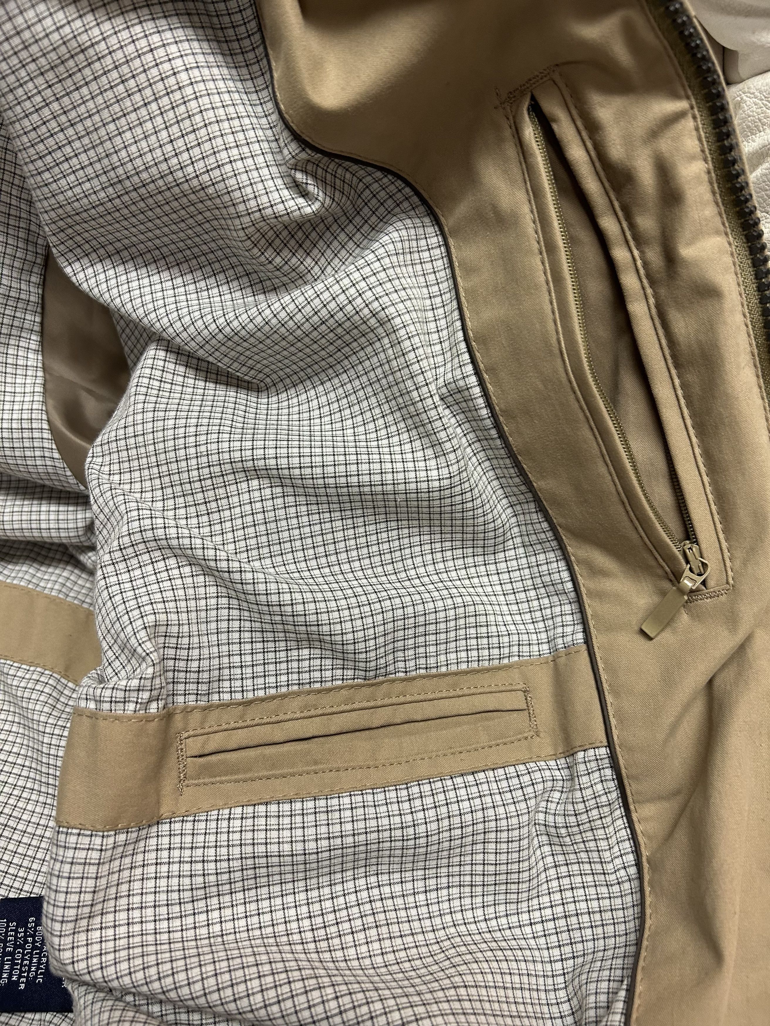 Roundtree & Yorke Roundtree & Yorke Men’s Jacket XL Beige Elastic Hem Check Size US XL / EU 56 / 4 - 4 Thumbnail