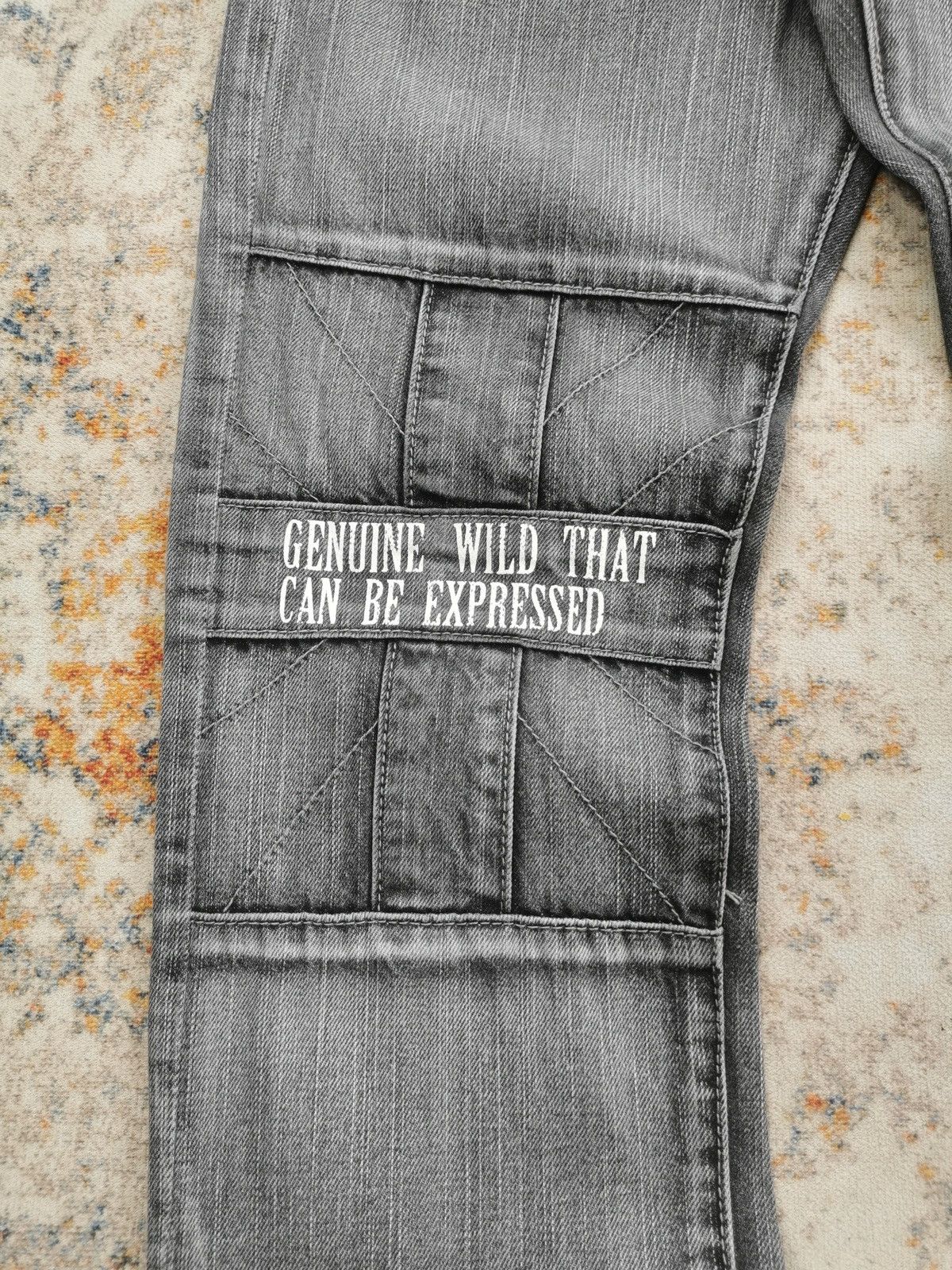 Hysteric Glamour × Vintage Wild Life Britain Printed Pocket Jeans (LG99) Size US 28 / EU 44 - 5 Thumbnail