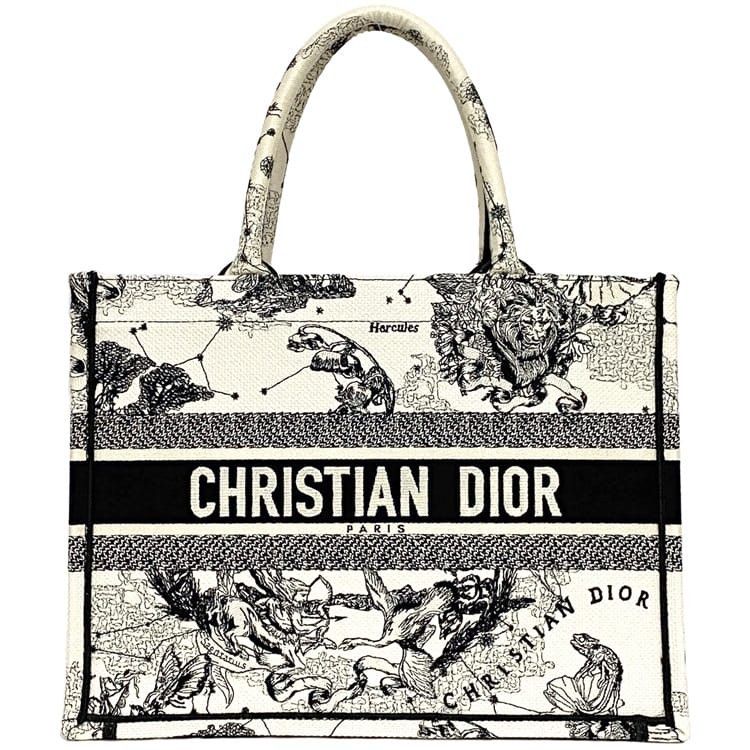 Dior DIOR Tote Bag White Cotton Size ONE SIZE - 1 Thumbnail