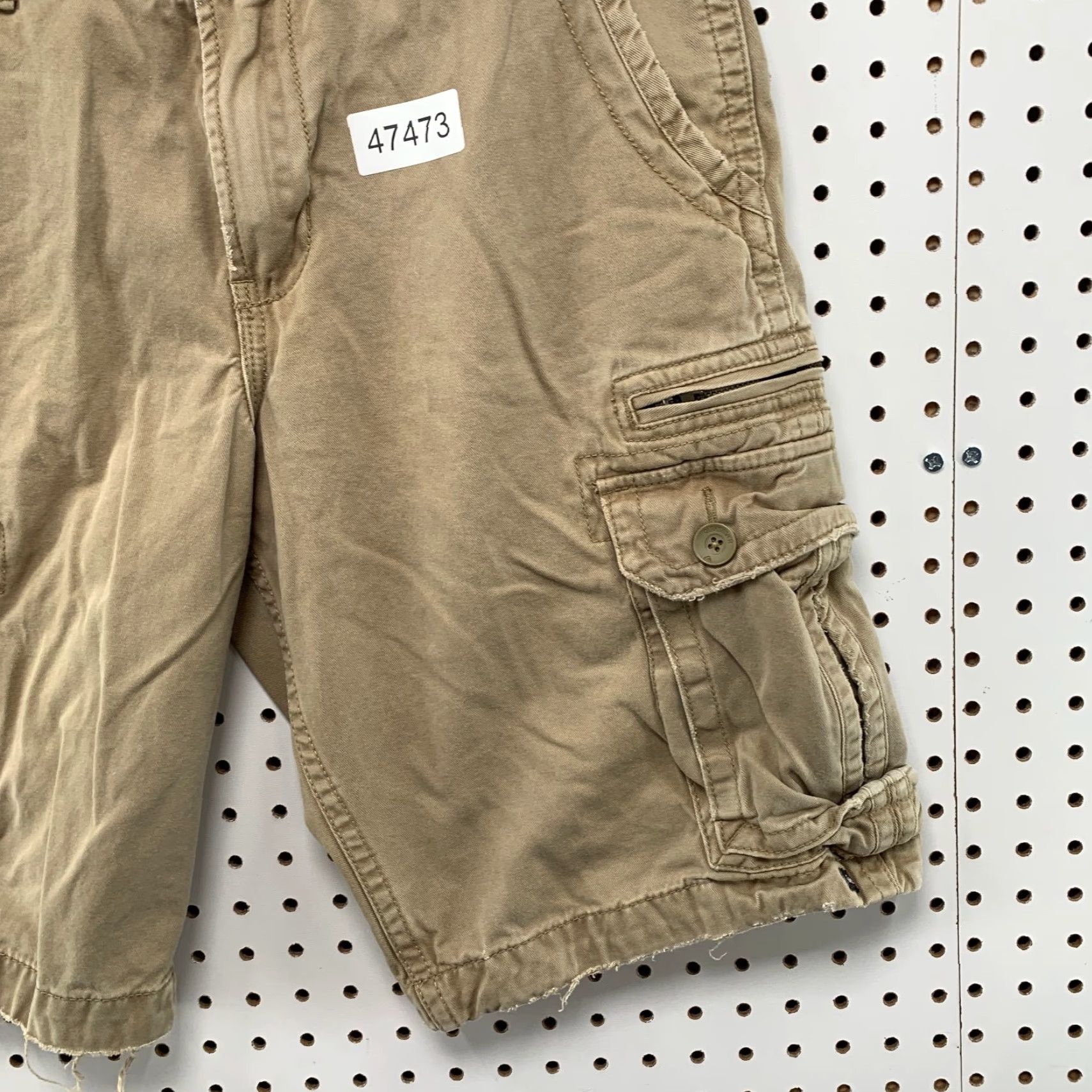 Quiksilver Quiksilver Cargo Shorts Mens 31 Tan Military Outdoor Utility Bermuda Beige 32x12 Mens Size US 27 - 7 Thumbnail