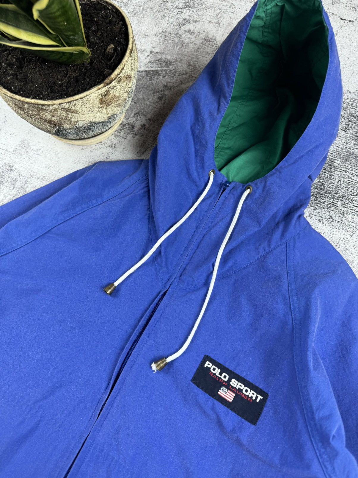 Polo Ralph Lauren 90S Polo Sport Ralph Lauren PRL Blue Active Light Jacket Size US S / EU 44-46 / 1 - 6 Thumbnail