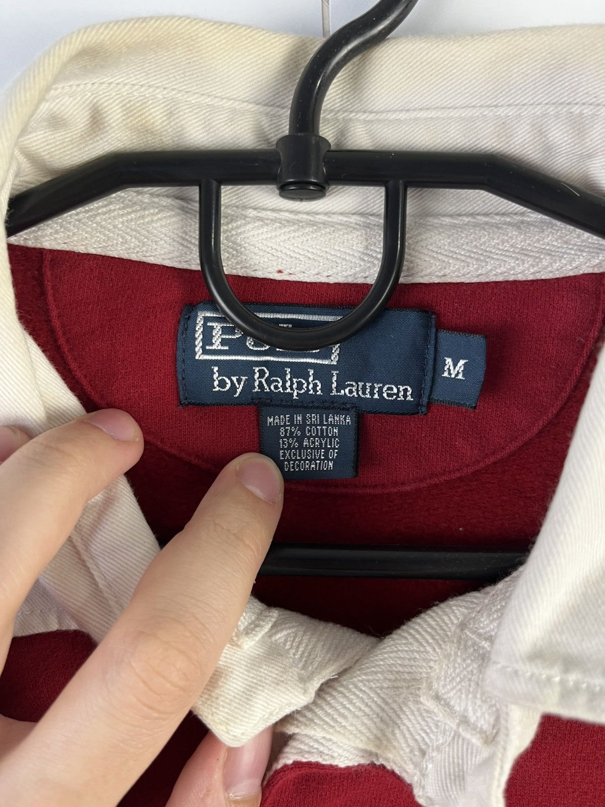 Polo Ralph Lauren Polo Ralph Lauren Vintage Y2K Long Sleeve Rugby Polo Shirt Size US M / EU 48-50 / 2 - 9 Thumbnail