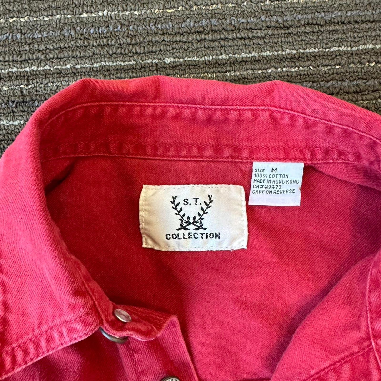 American Apparel × Vintage Red San Francisco S.T. Collection shirt with a relaxed fit Size US M / EU 48-50 / 2 - 3 Thumbnail