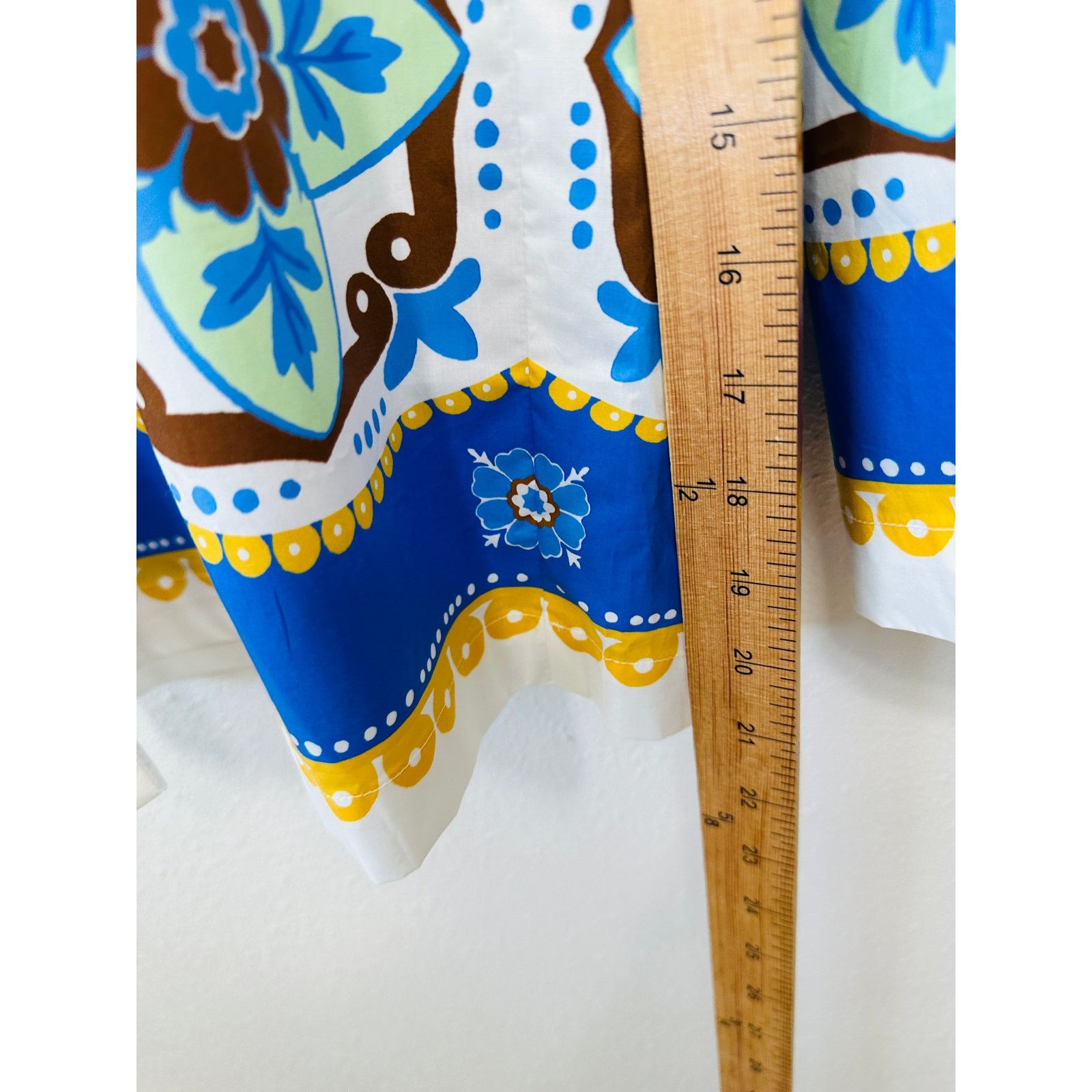 La DoubleJ NWT La DoubleJ White Blue Print Cropped Wide Leg Crop Pant L Size 34" / US 12 / IT 48 - 18 Thumbnail