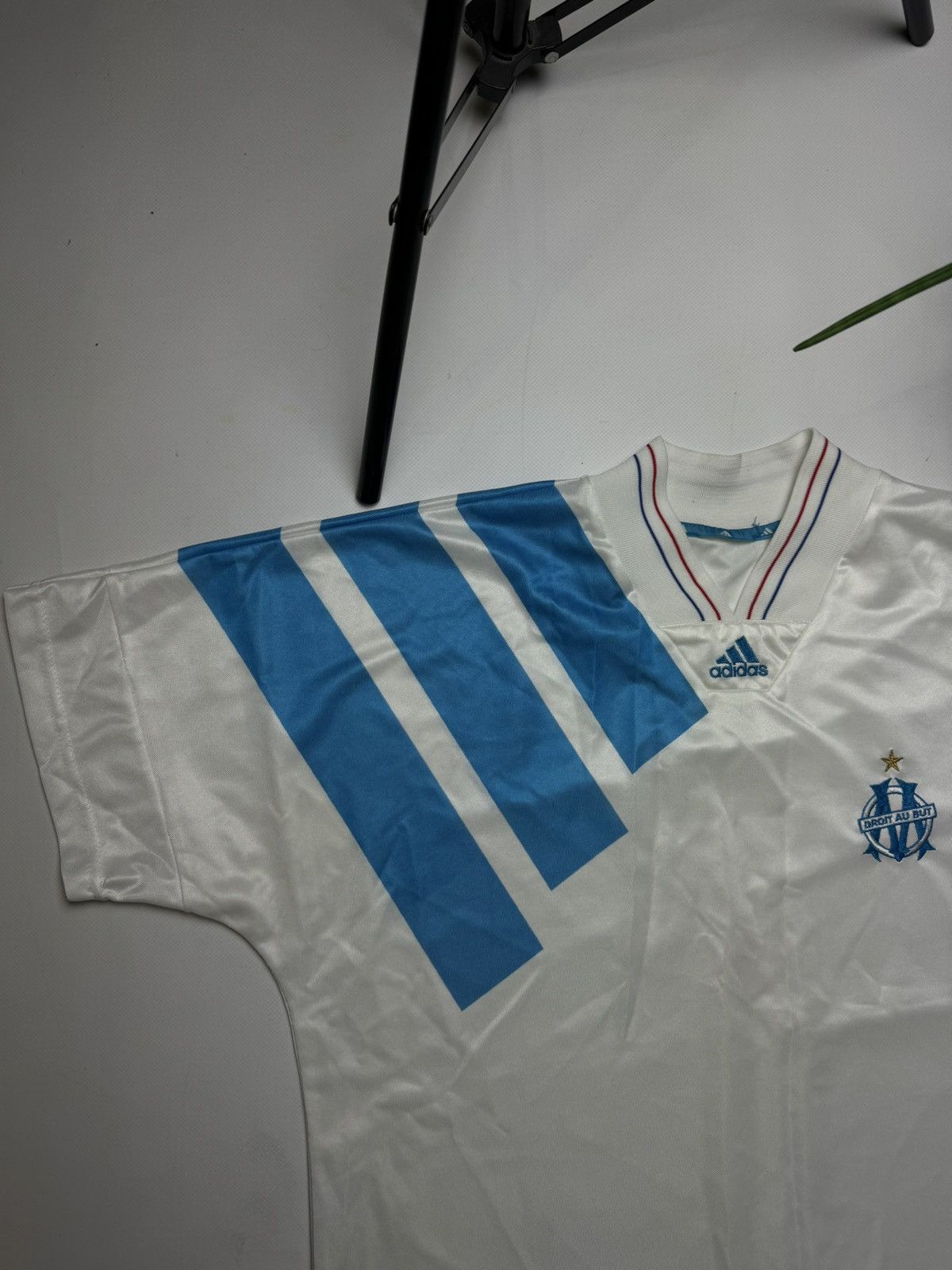 Adidas × Vintage Rare vintage Adidas Olympique marseille 1993 y2k Size US L / EU 52-54 / 3 - 4 Thumbnail