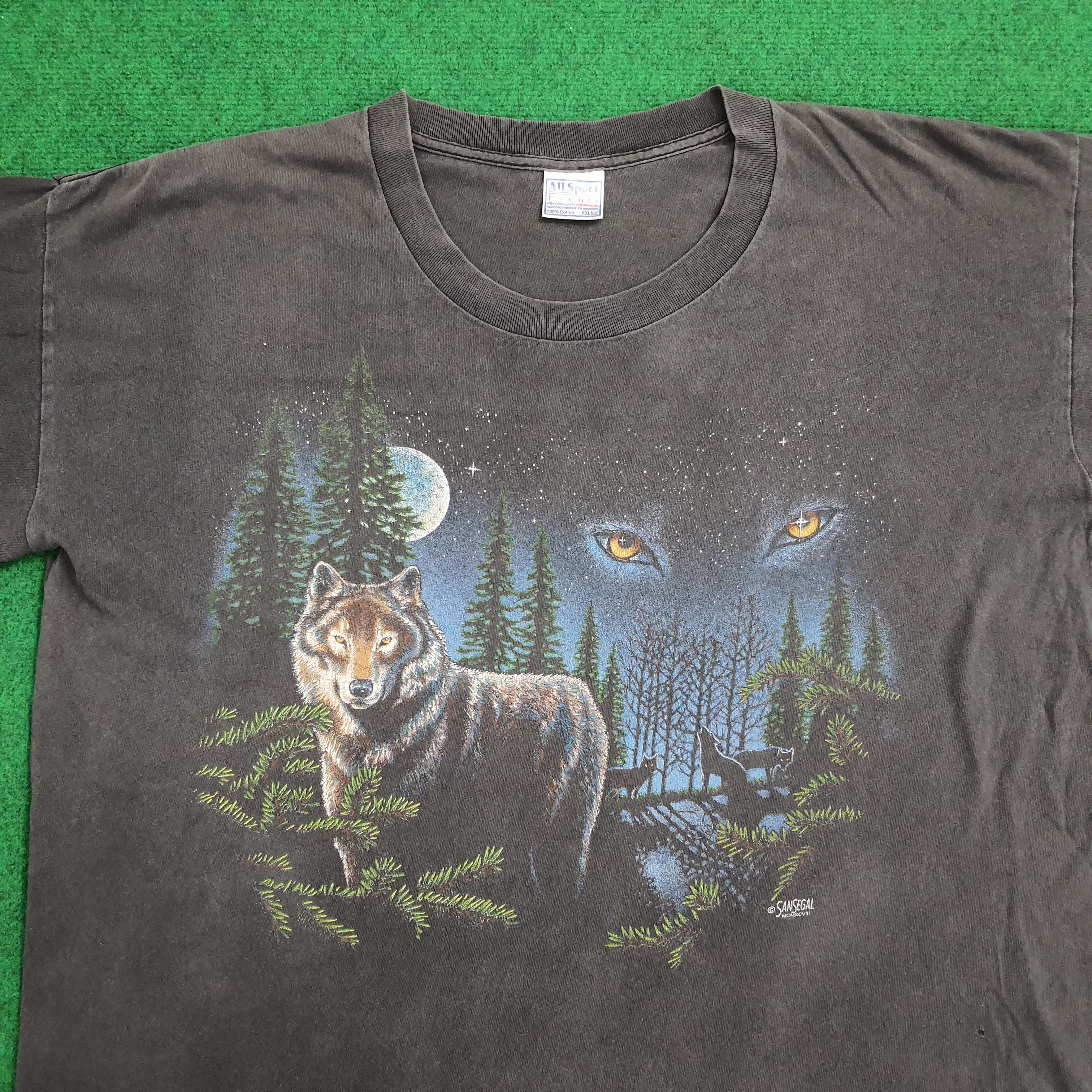 Habitat × Vintage Sansegal Fox Animal Art Tshirt Size US XXL / EU 58 / 5 - 2 Thumbnail
