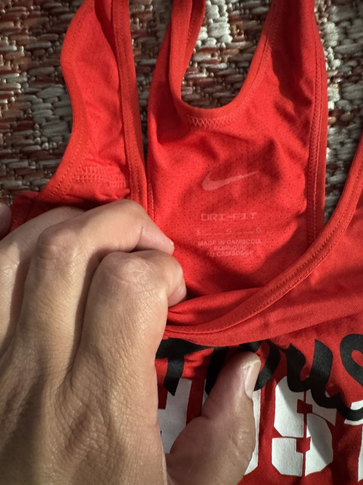 Nike Houston Cougars U of H Women’s Tank Top Sz L Red Size L / US 10 / IT 46 - 3 Thumbnail