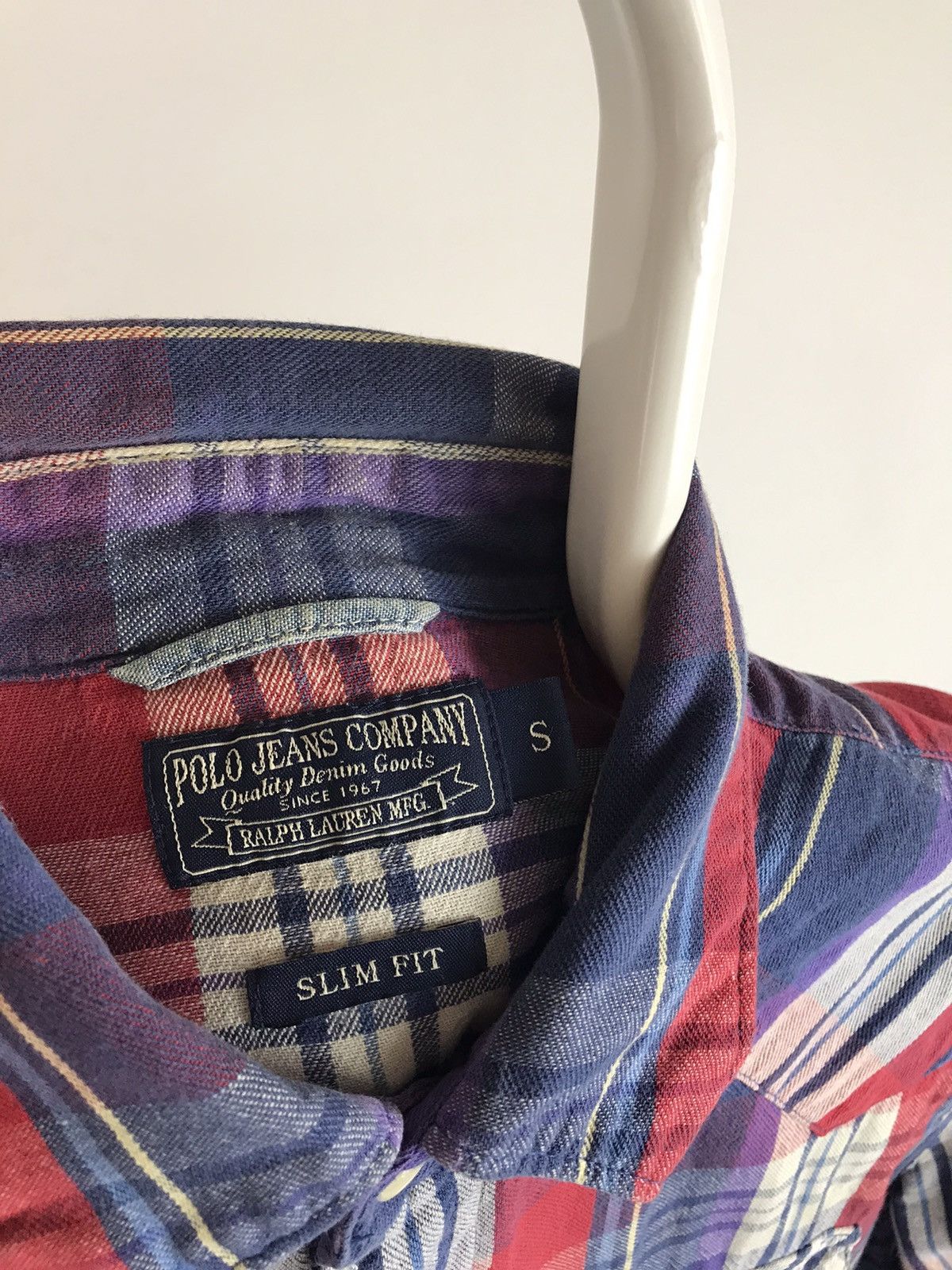 Polo Ralph Lauren × Vintage Vintage Polo Ralph Lauren Jeans Company Multicolour Shirt Size US S / EU 44-46 / 1 - 3 Thumbnail