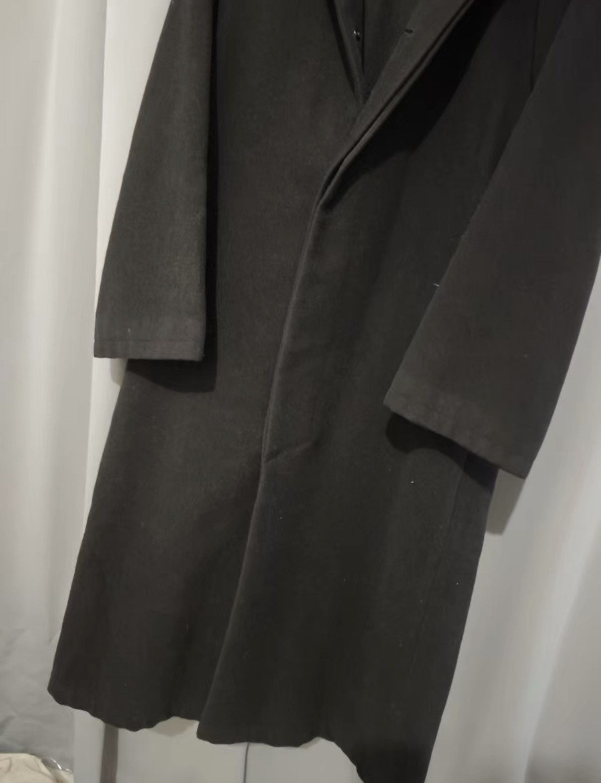 Yohji Yamamoto Yohji Yamamoto Y's Fall/Winter Pleated Hem Coat Size US M / EU 48-50 / 2 - 5 Thumbnail