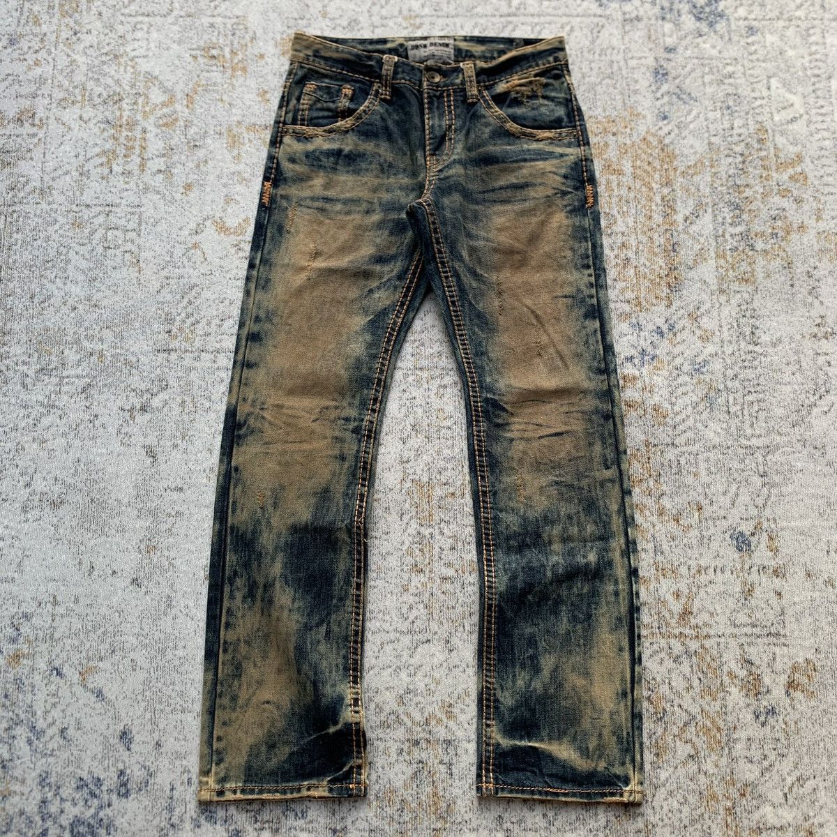 Japanese Brand Rare Japanese Brand DPSR Mud Wash Distressed Jeans Size US 32 / EU 48 - 1 Thumbnail