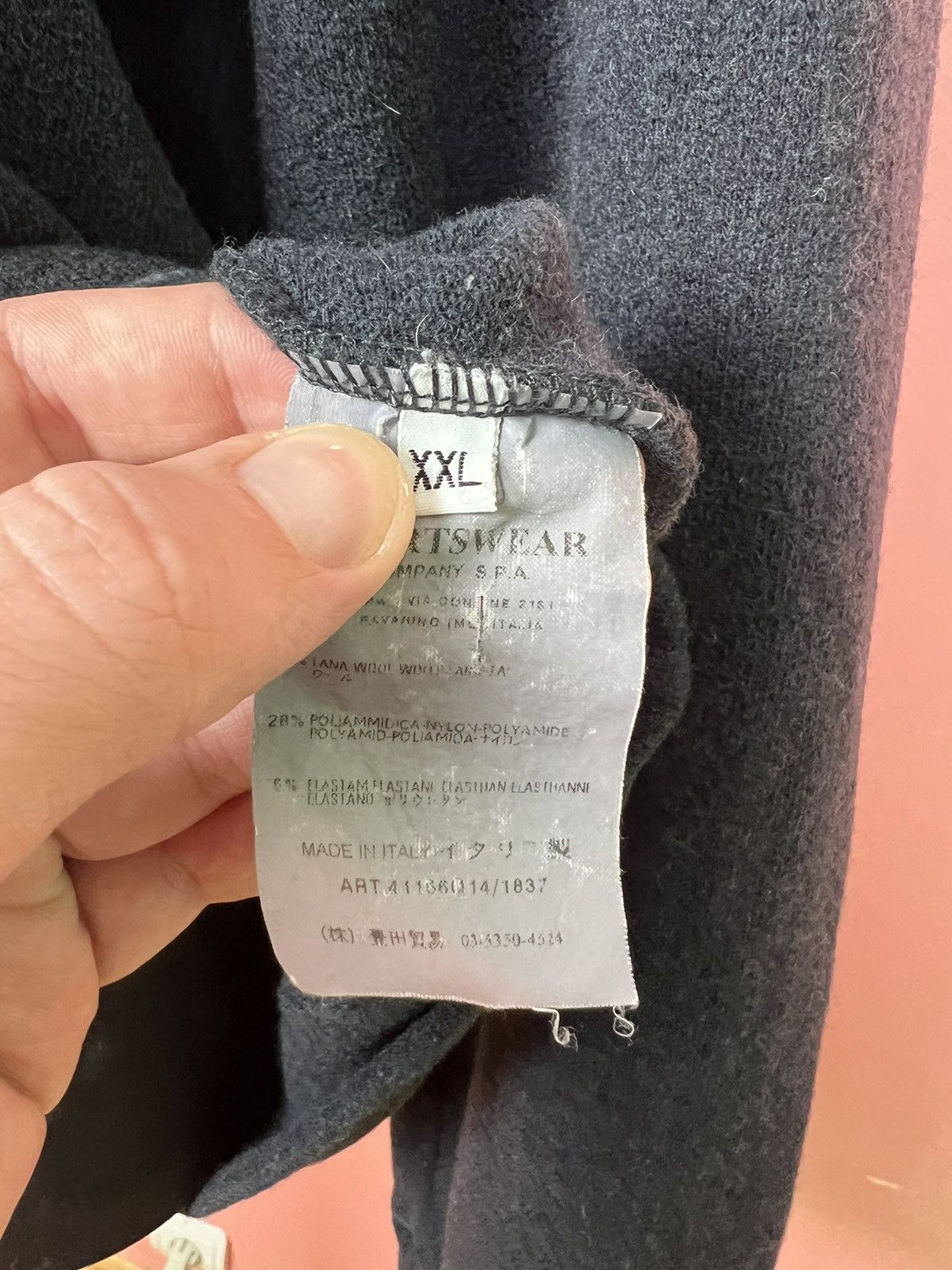 Stone Island Stone island vintage rare hoodie wool streetwear hype Size US XXL / EU 58 / 5 - 8 Thumbnail
