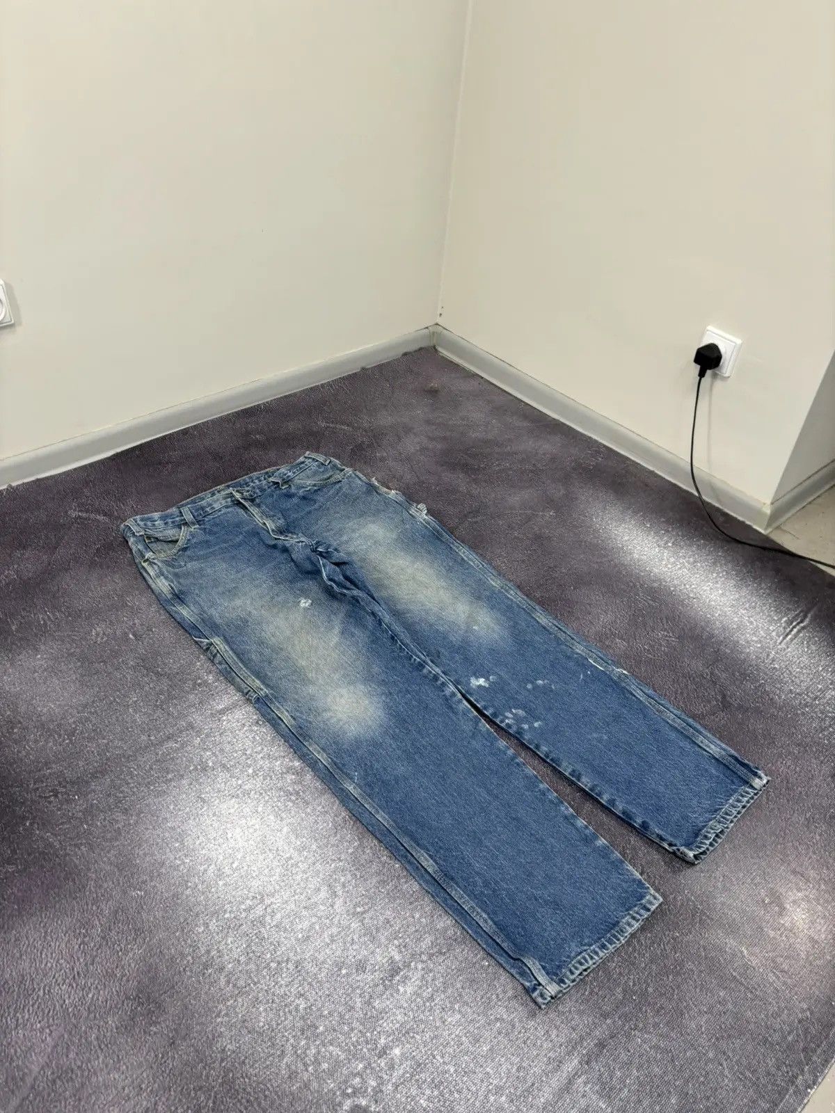 Dickies × Vintage Vintage Dickies Y2K Blue American Denim Work Hype Jeans Size US 36 / EU 52 - 8 Thumbnail