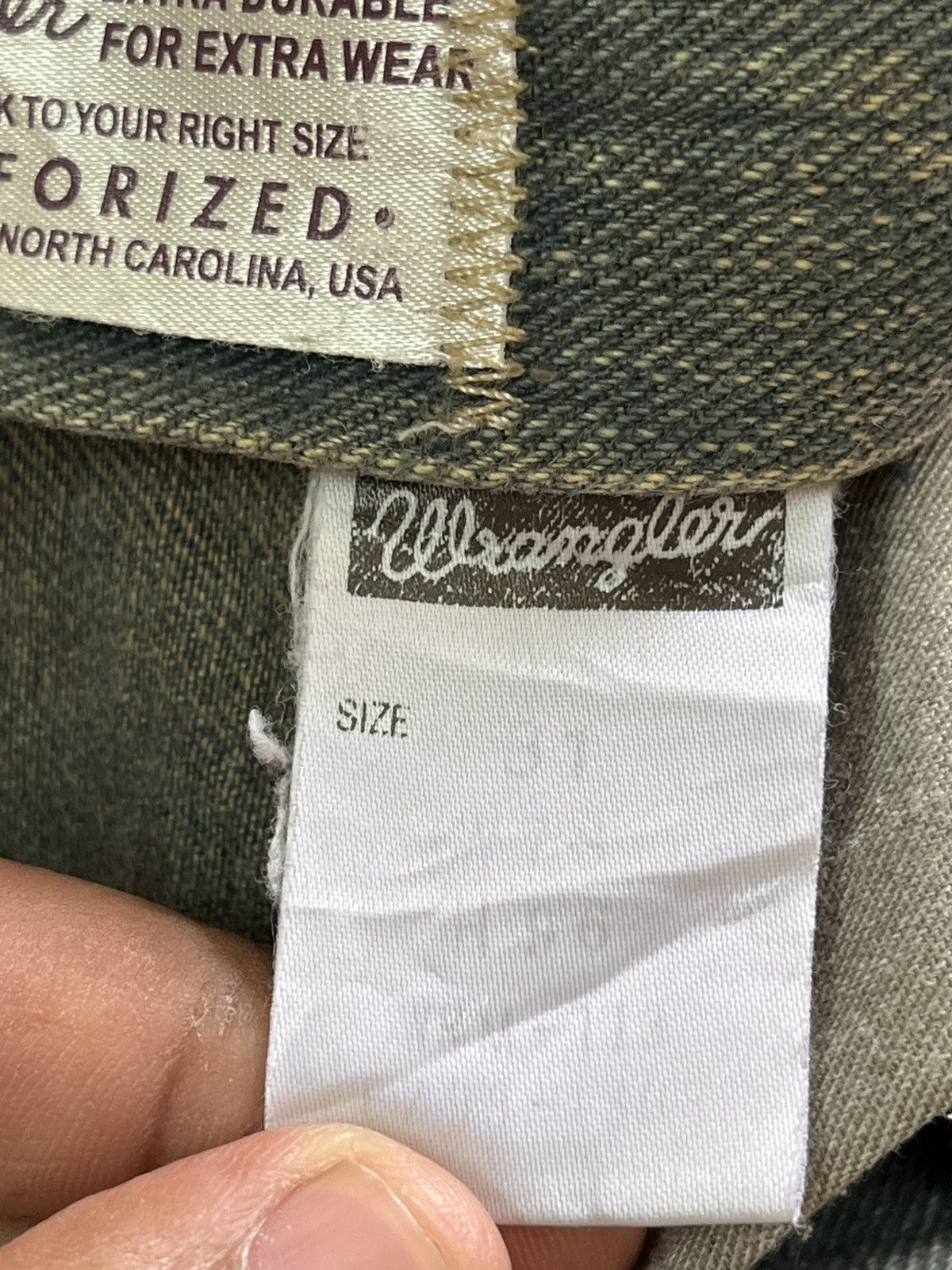 Japanese Brand × Wrangler Vintage Wrangler Mudwash Sanforized Denim Size US 33 - 10 Thumbnail