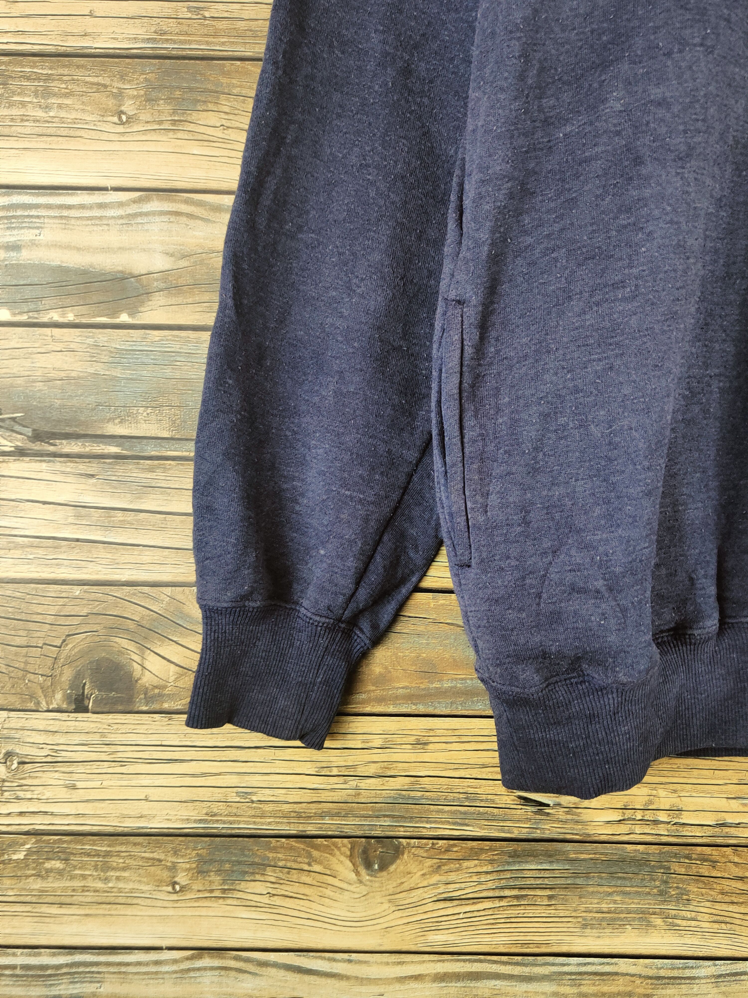 Japanese Brand Vintage Faded by Barcedos Navy Hoodie Sweatshirts Size US L / EU 52-54 / 3 - 5 Thumbnail