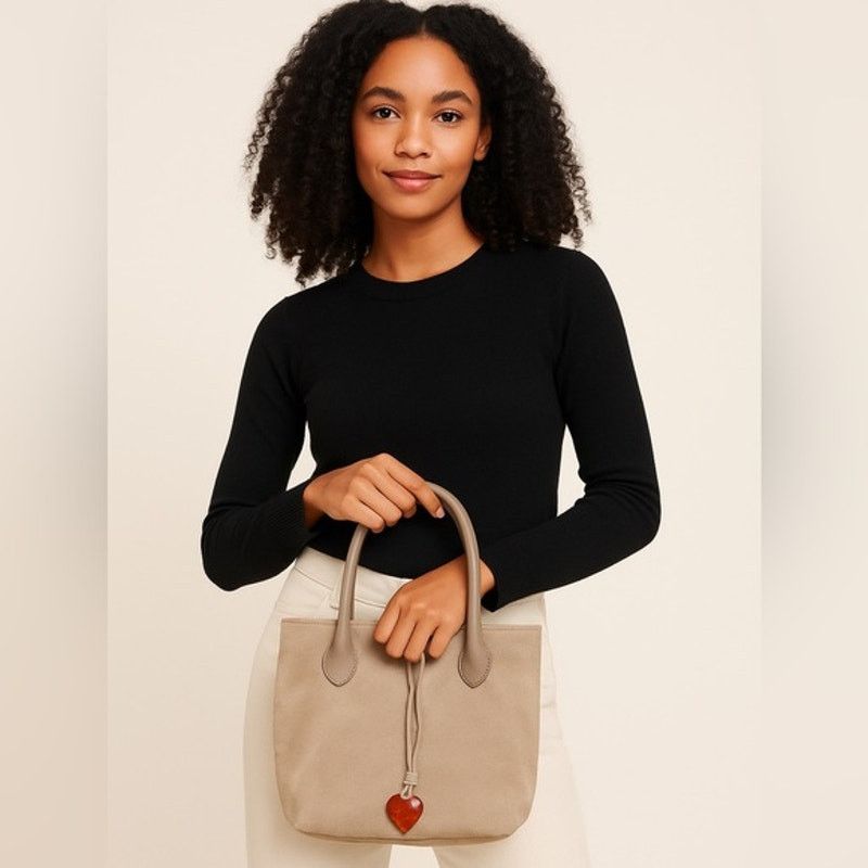 Other Uno Alla Volta Alessandra And Elisabetta’s Suede Handbag Size ONE SIZE - 6 Thumbnail
