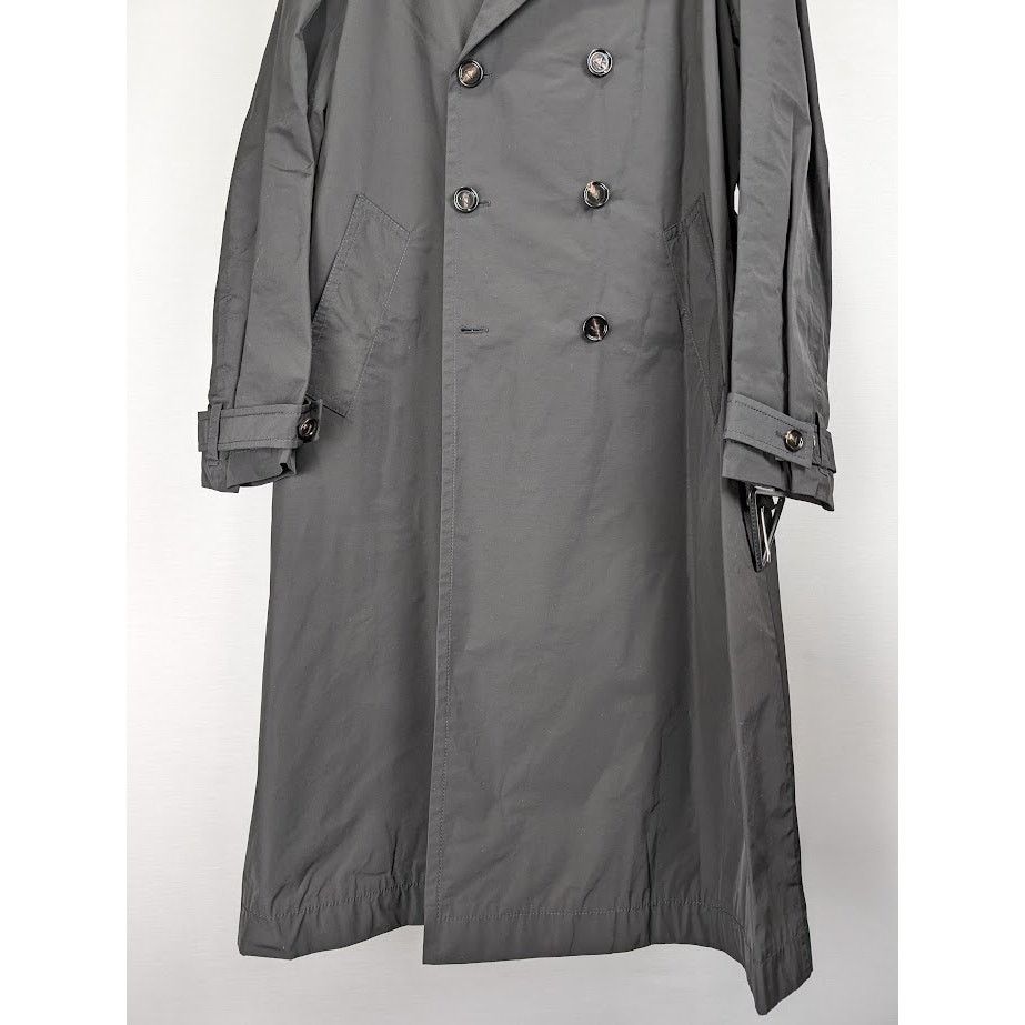 Bottega Veneta o1rshd1 Trench Fluid Technical Cotton Coat in Black Size US S / EU 44-46 / 1 - 4 Thumbnail