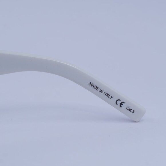 Saint Laurent Paris Saint Laurent SL51 049 Sunglasses White/Black Square Frame Size ONE SIZE - 9 Thumbnail