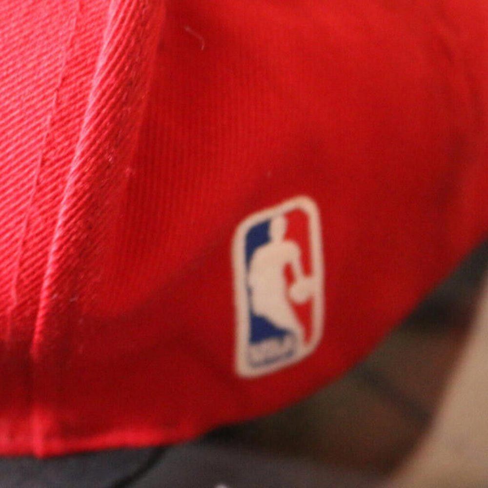 Universal Overall Chicago Chicago Bulls Fitted Hat Mitchell & Ness Mens Hardwood Cap Size ONE SIZE - 4 Thumbnail