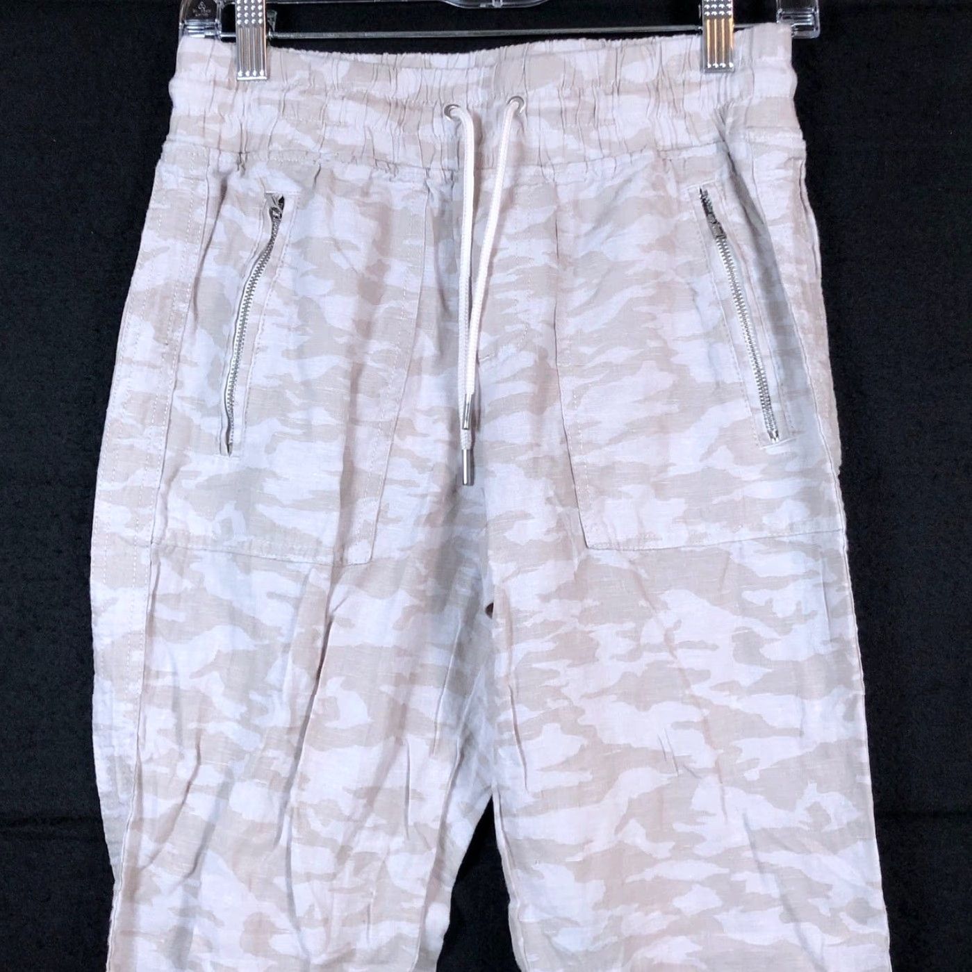 Athleta Athleta Pants Tan Cream Camouflage Petite Jogger 2P Womens Linen Clothing Casual Workwear 2P Size 27" / US 4 / IT 40 - 2 Thumbnail