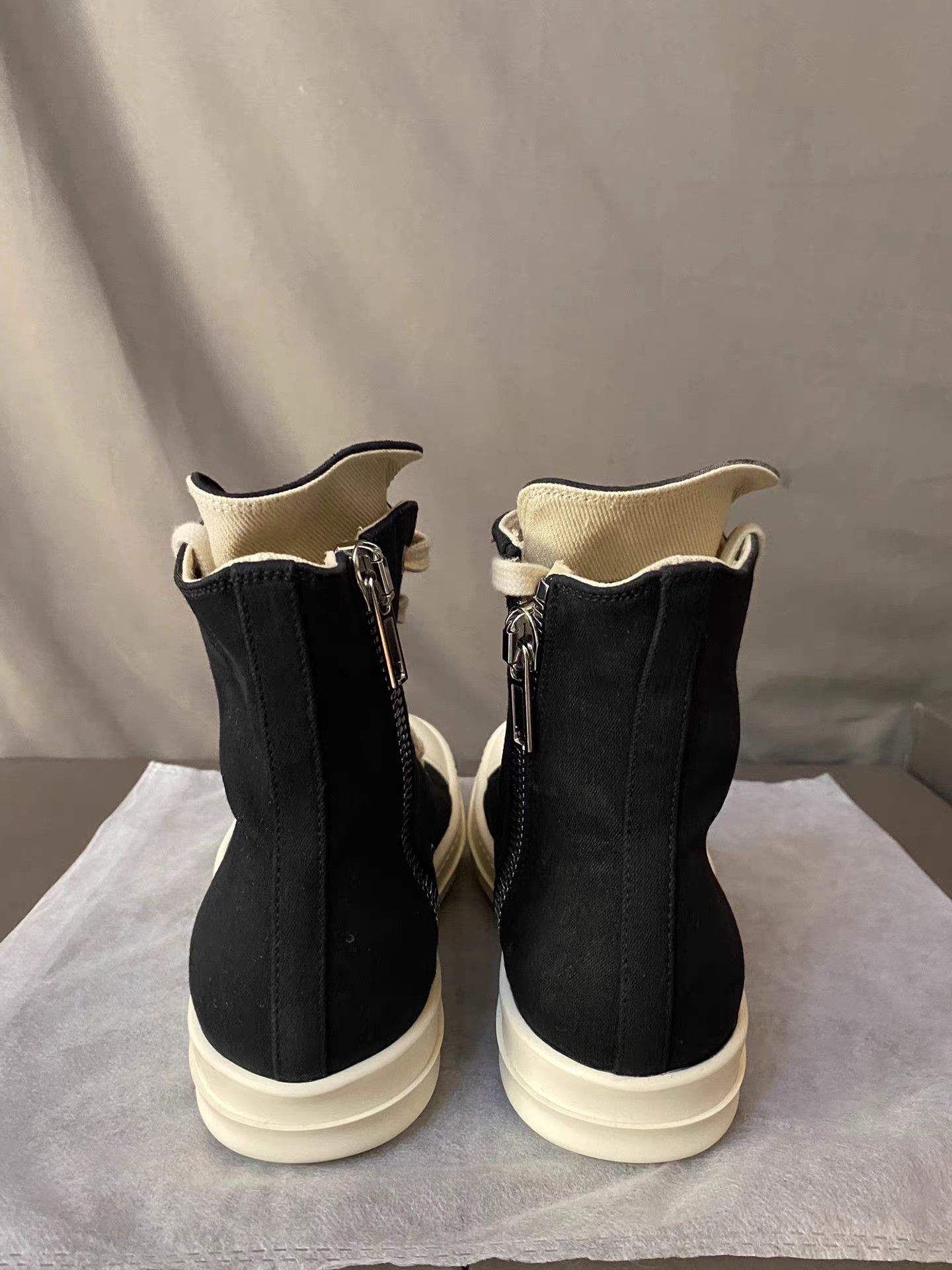 Rick Owens Rick Owens DRKSHDW Canvas Turbo Sneakers Size US 6.5 / IT 36.5 - 4 Thumbnail