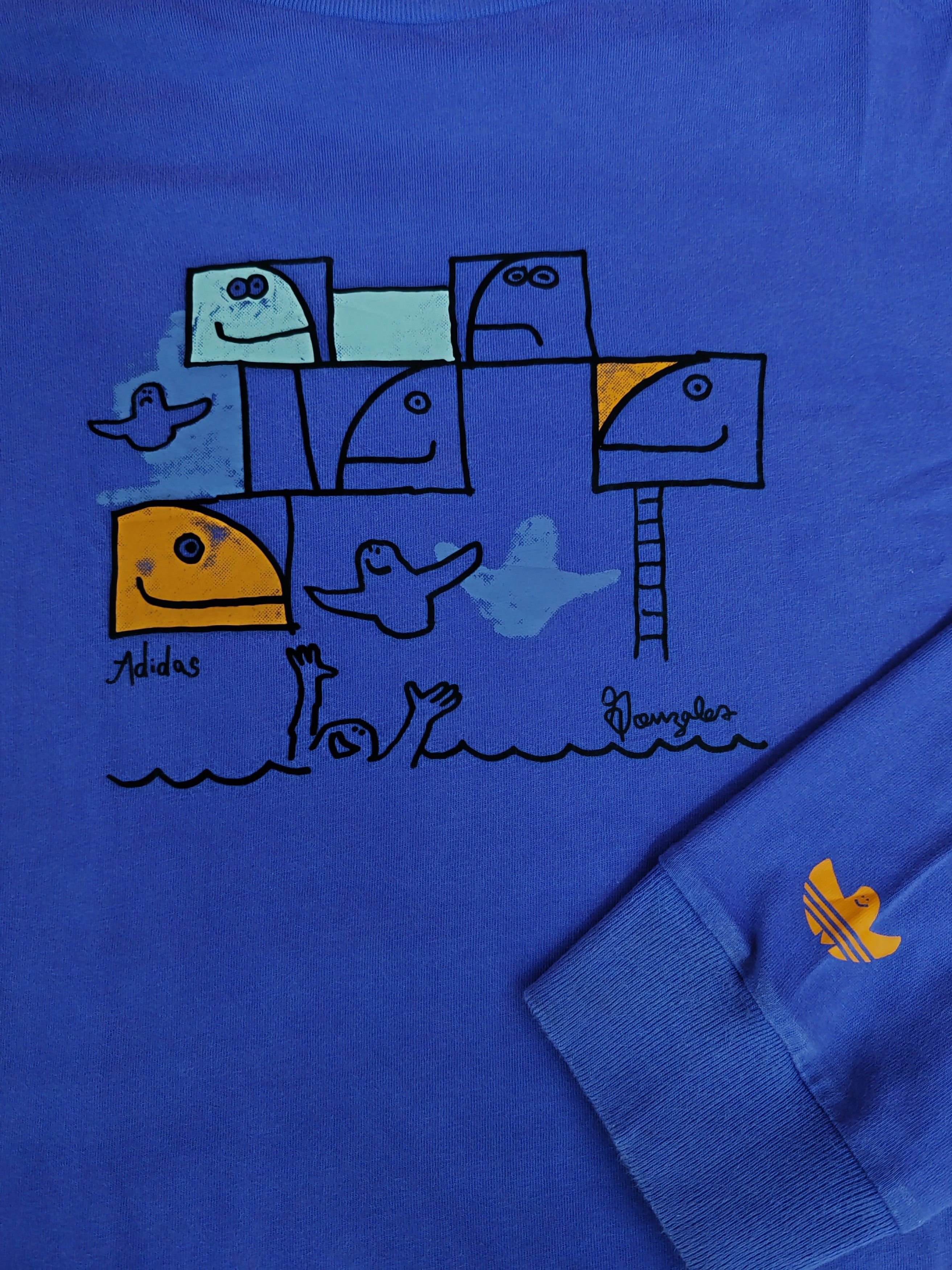 Adidas Adidas x Mark Gonzales Skateboard Long Sleeve Tee Hype Size US M / EU 48-50 / 2 - 1 Thumbnail