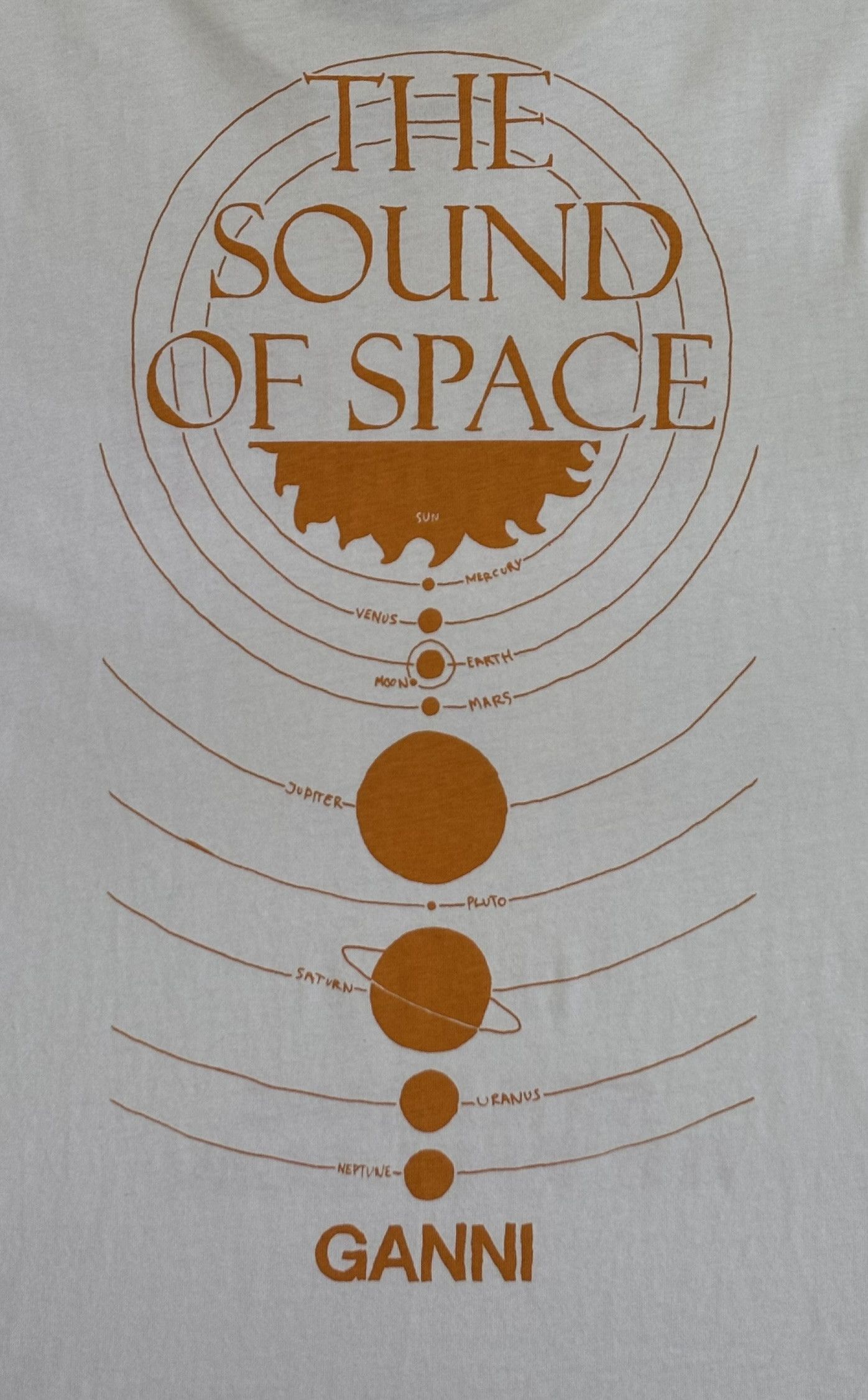 Ganni Ganni Staring At The Sun T-shirt Roz. S Size S / US 4 / IT 40 - 10 Thumbnail