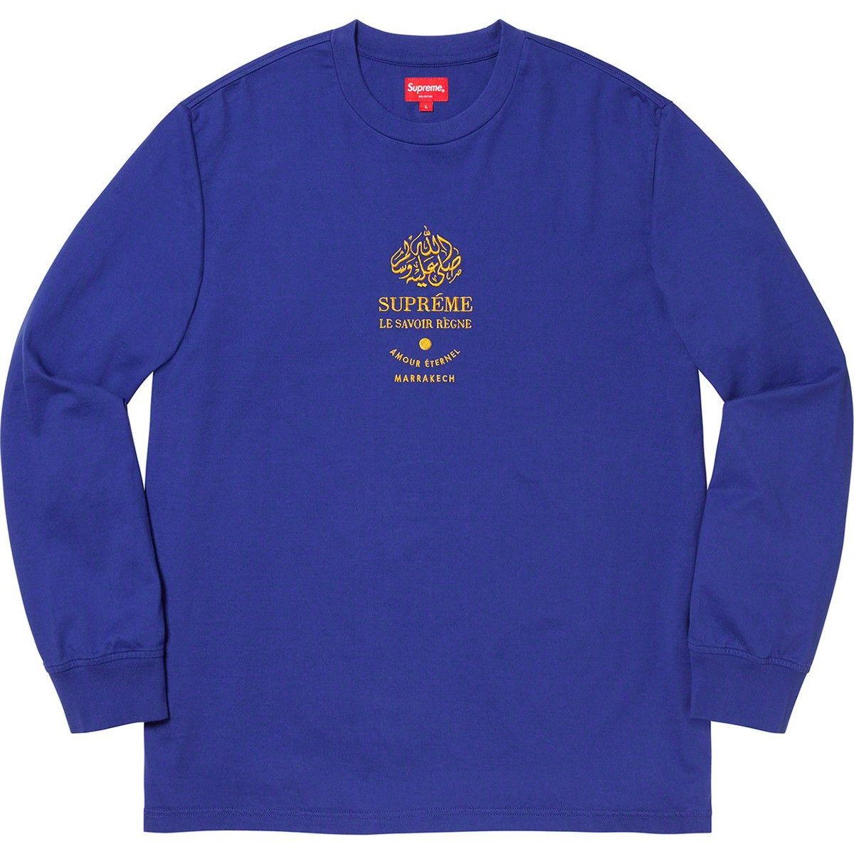 Supreme Supreme Marrakech L/S Tee - Purple Size US L / EU 52-54 / 3 - 1 Thumbnail